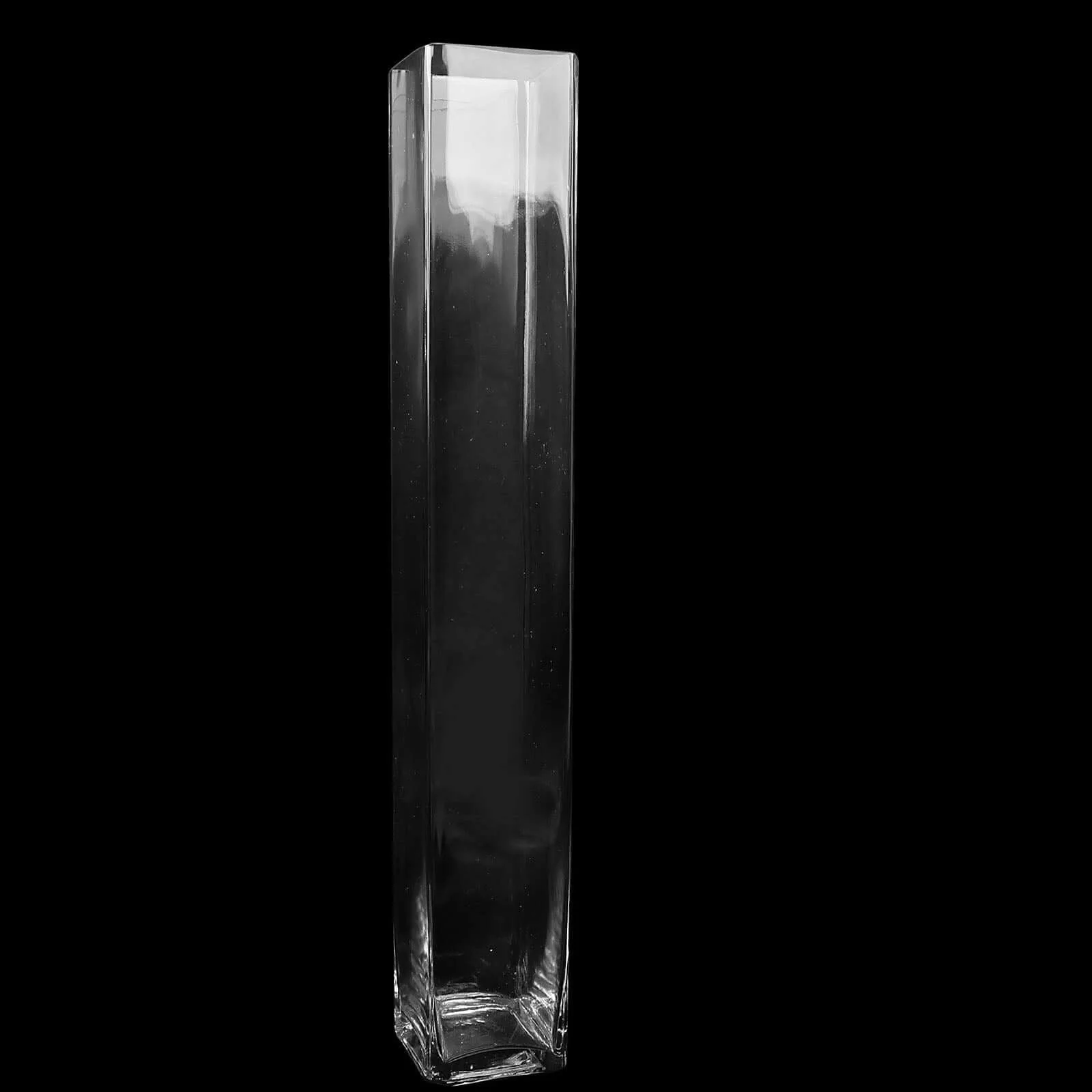 2-Pack Glass Cylinder Vases Square Design 32" Clear - Heavy Duty Flower Centerpieces for Events - Image 18