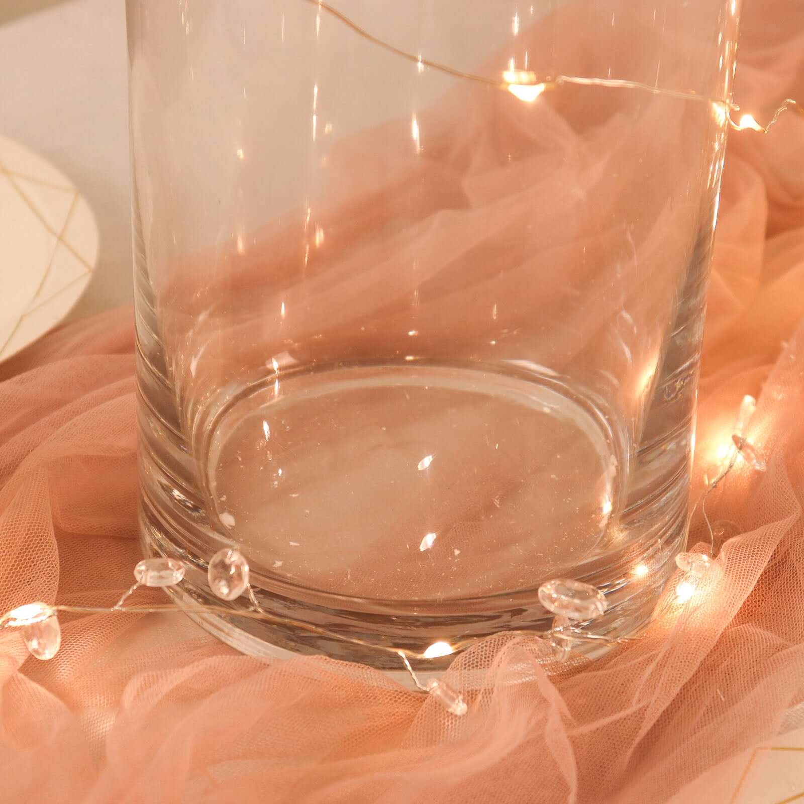 2-Pack Glass Flower Vases Heavy Duty Cylinder Design 40" Clear - Durable Centerpieces for Events - Image 10