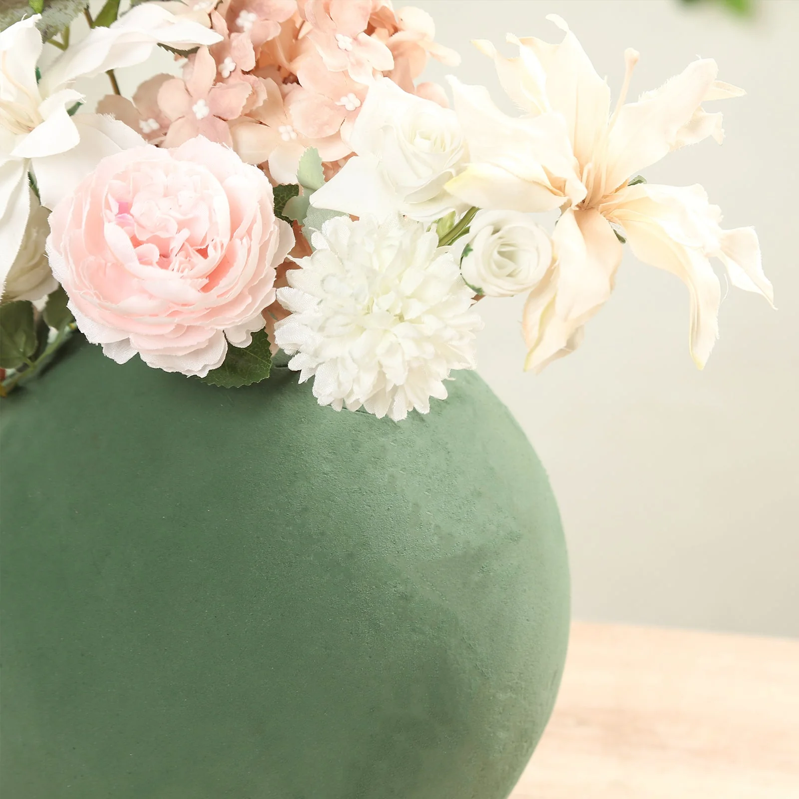 2-Pack Green DIY Flower Arrangements Craft Foam Ball, Smooth Floral Foam Ball 10" - Image 7