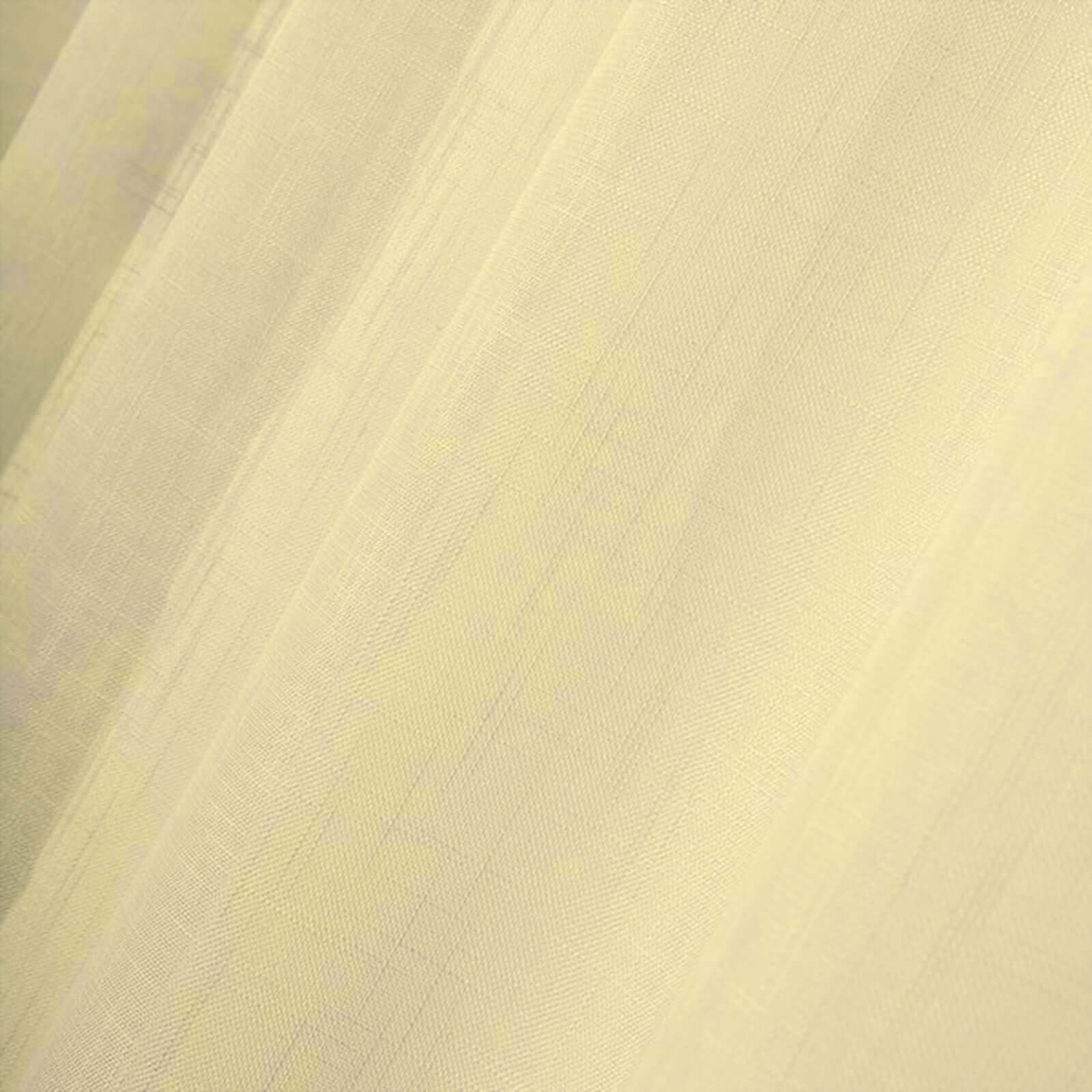 2 Pack Handmade Ivory Faux Linen Curtains Curtain Panels With Chrome Grommets 52"x96" - Image 12