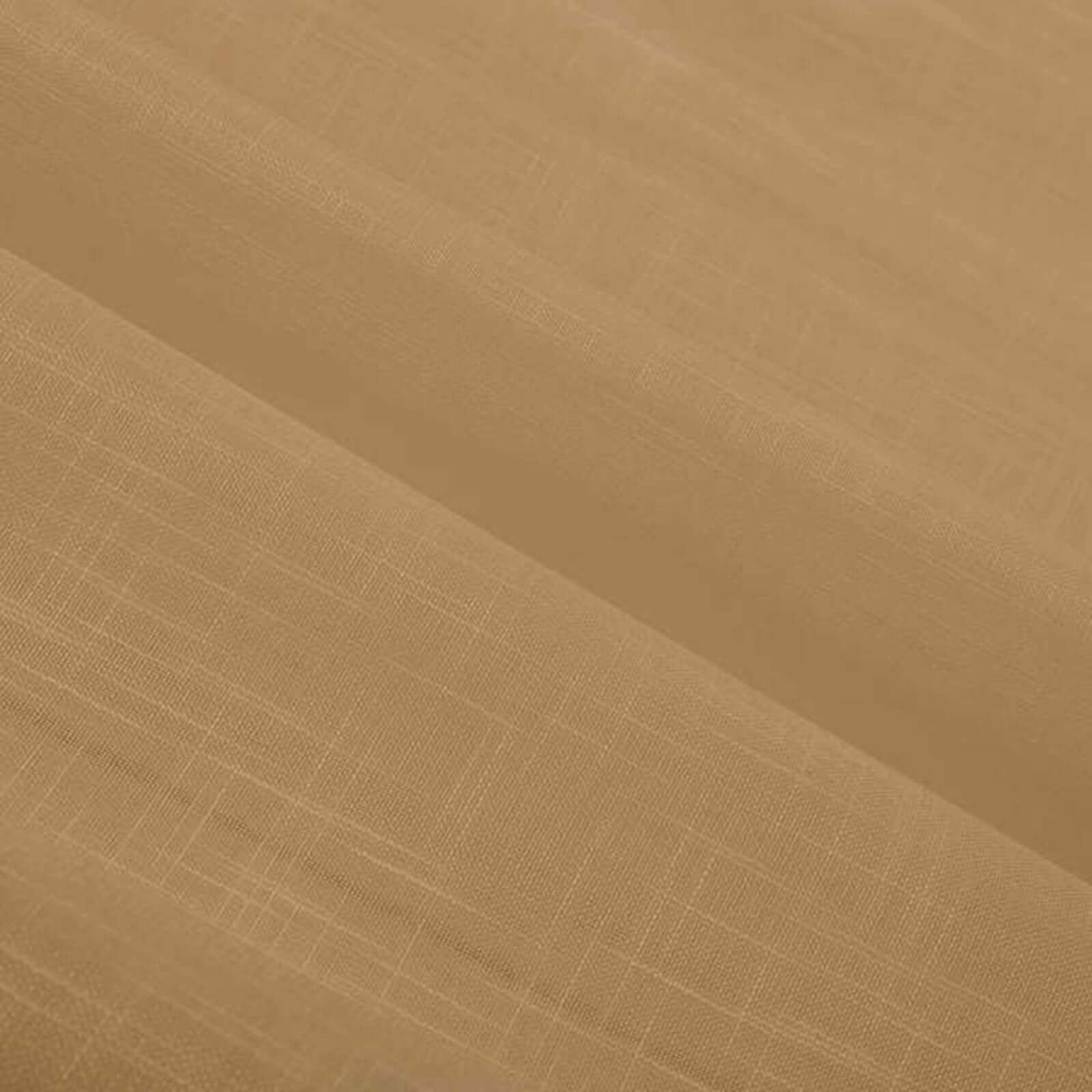 2 Pack Handmade Natural Faux Linen Curtains Curtain Panels With Chrome Grommets 52"x64" - Image 11