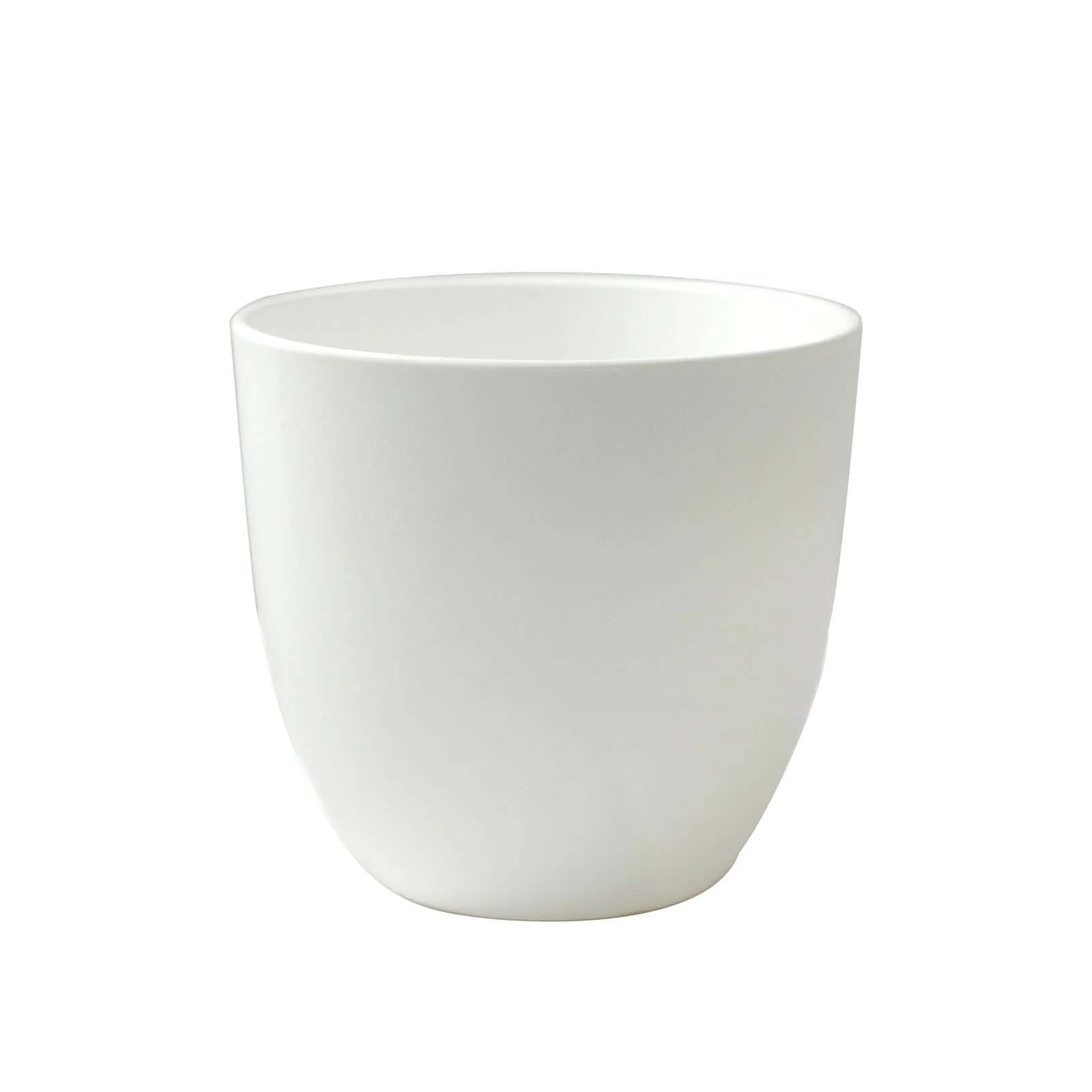 2-Pack Plastic Planter Pots 5.5" White Design - Indoor Plant Pots for Hanging Macrame Holder - Image 7