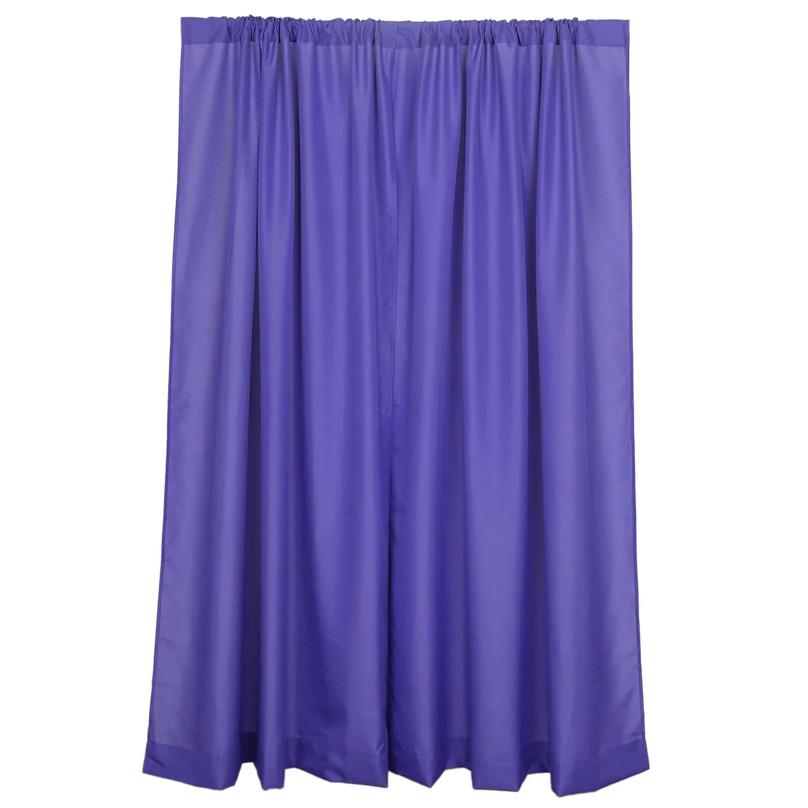 2 Pack 5ftx8ft Purple Polyester Backdrop Drape Curtains With Rod Pockets, Event Divider Panels 130GSM - Image 6
