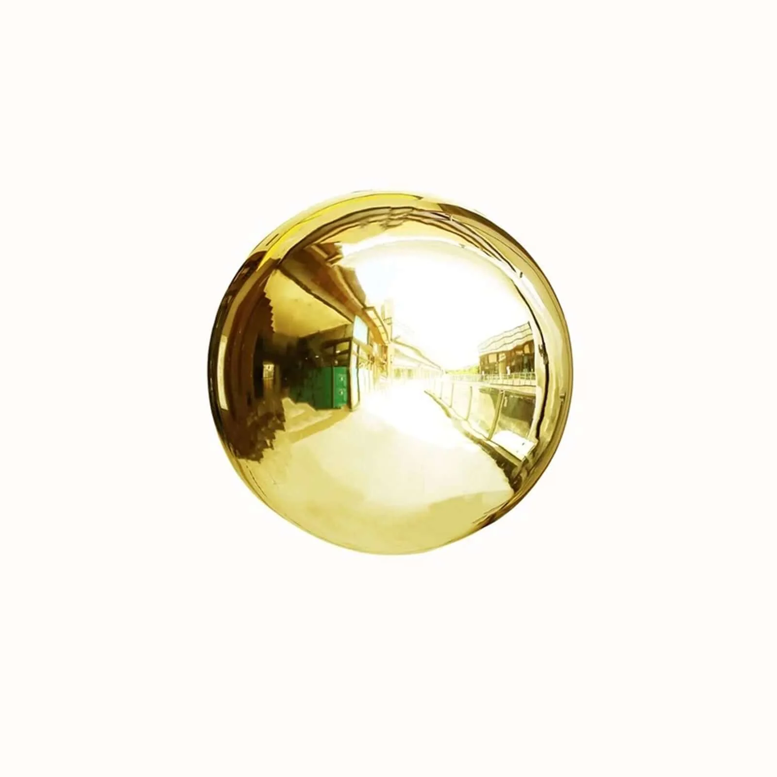 2-Pack Stainless Steel Gazing Globe Mirror Ball 12" Reflective Shiny Hollow Spheres Gold - Outdoor Garden Décor - Image 8