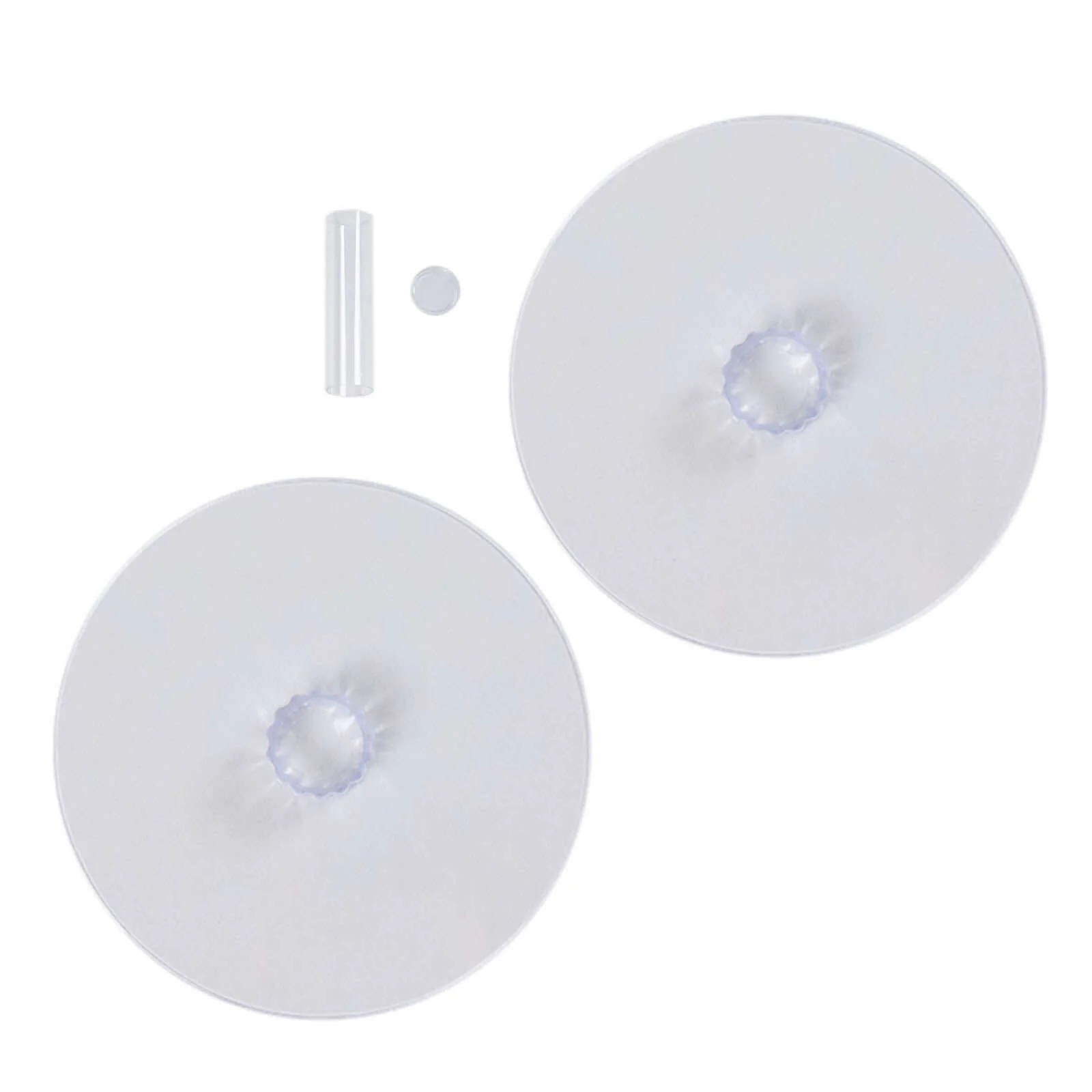 2-Tier Acrylic Round Cake Stand Set 18" Clear - Sleek Sturdy Cupcake Holder Dessert Display Pedestal for Stylish Pastry & Dessert Tables - Image 7