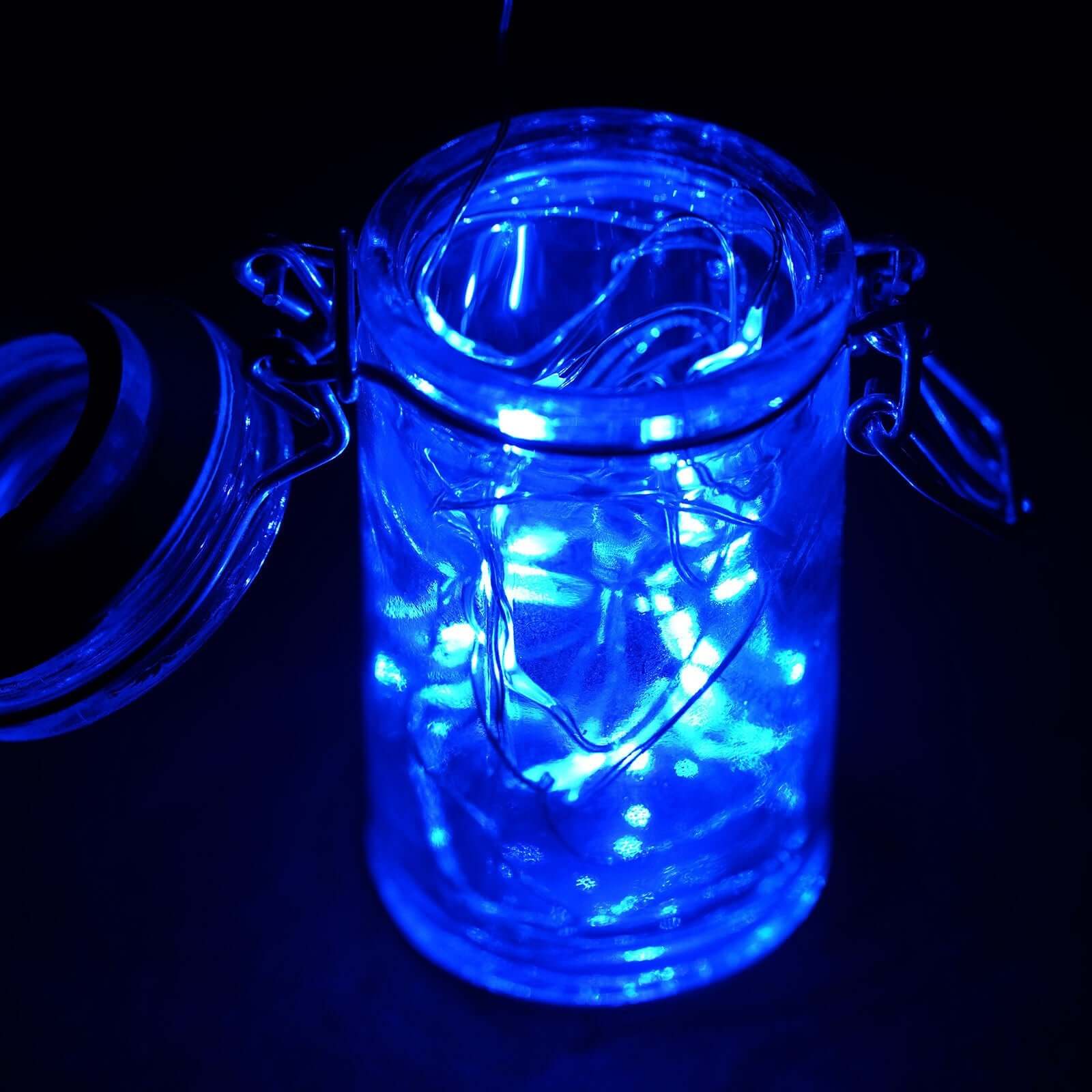 20 LED Starry Bright String Lights 90" Micro Fairy Lights Light Blue - Battery Operated - Image 3