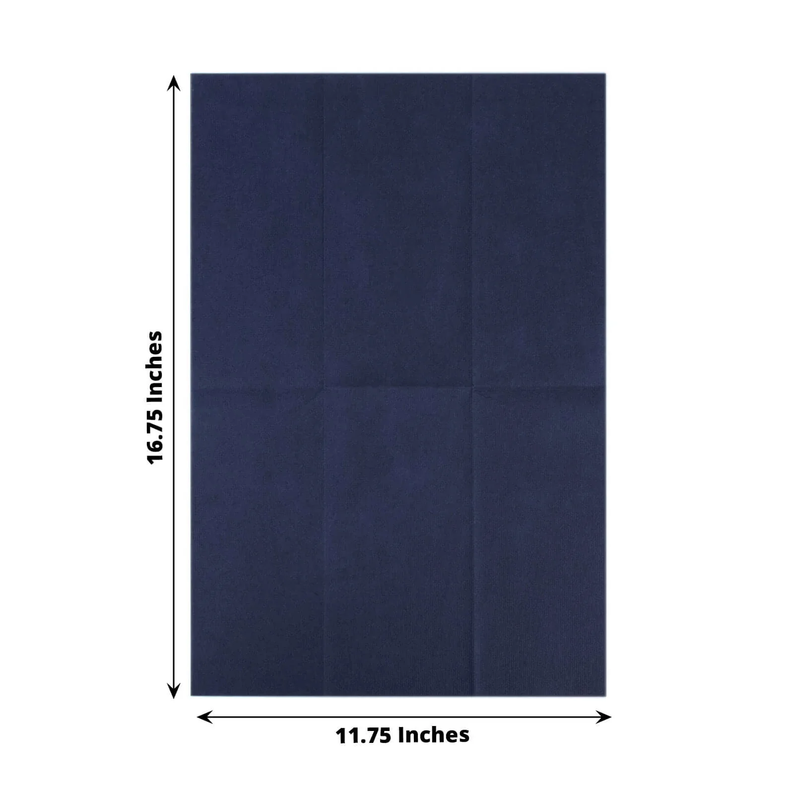 20 Pack Linen-Like Paper Napkins 8.5"x4" Navy Blue - Soft & Hygienic Airlaid Towels - Image 3