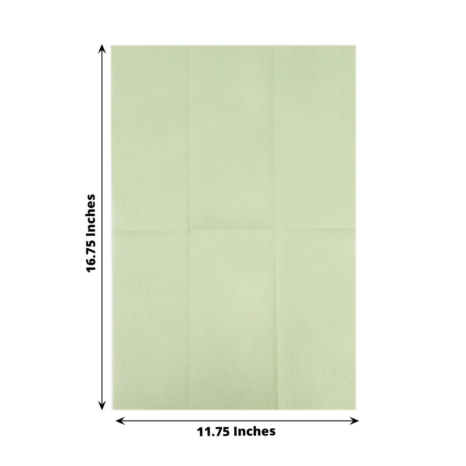 20 Pack Linen-Like Paper Napkins 8.5"x4" Sage Green - Soft & Hygienic Airlaid Towels - Image 3