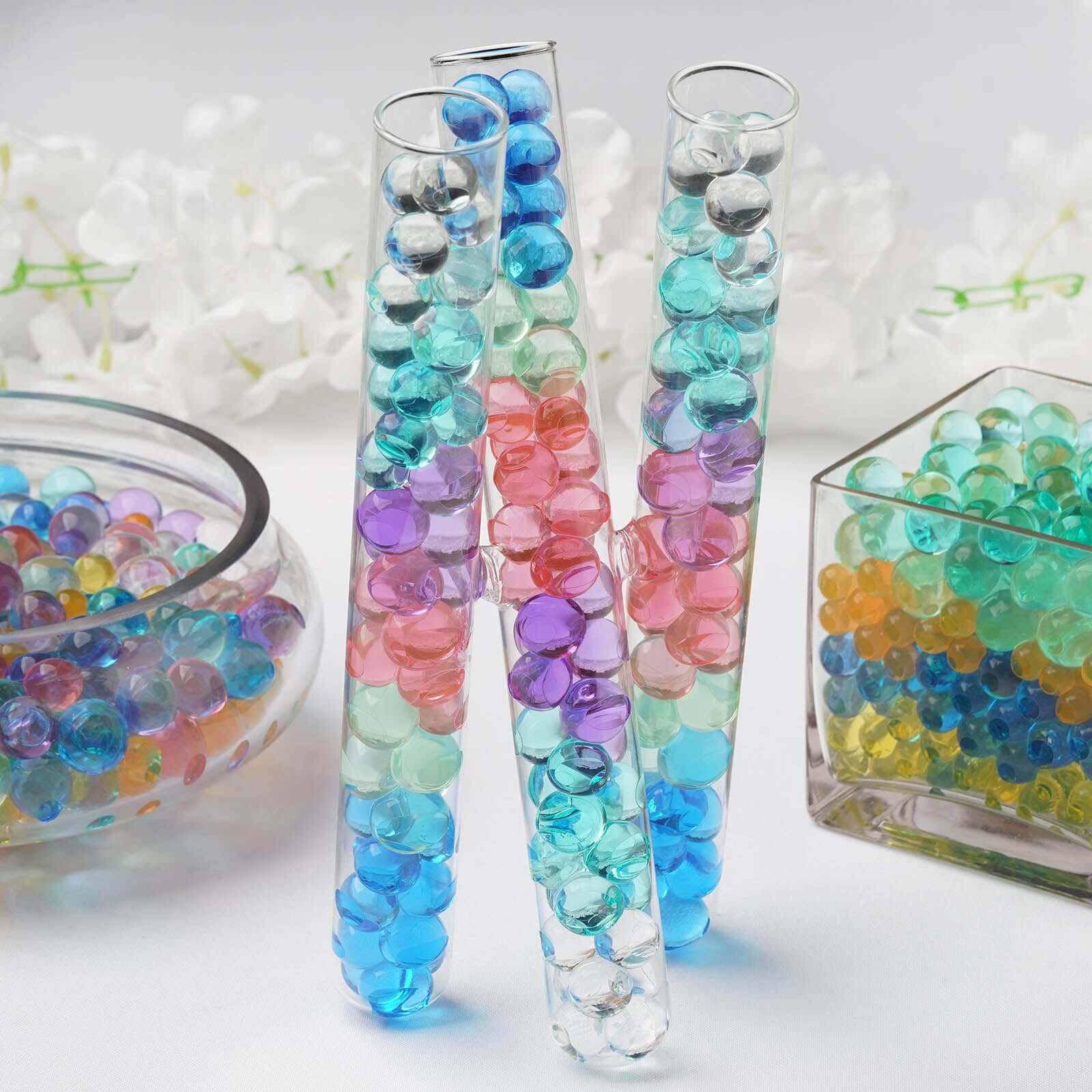 200-250 Pcs Water Gel Beads Vase Filler Clear - Small Nontoxic Jelly Balls - Image 10