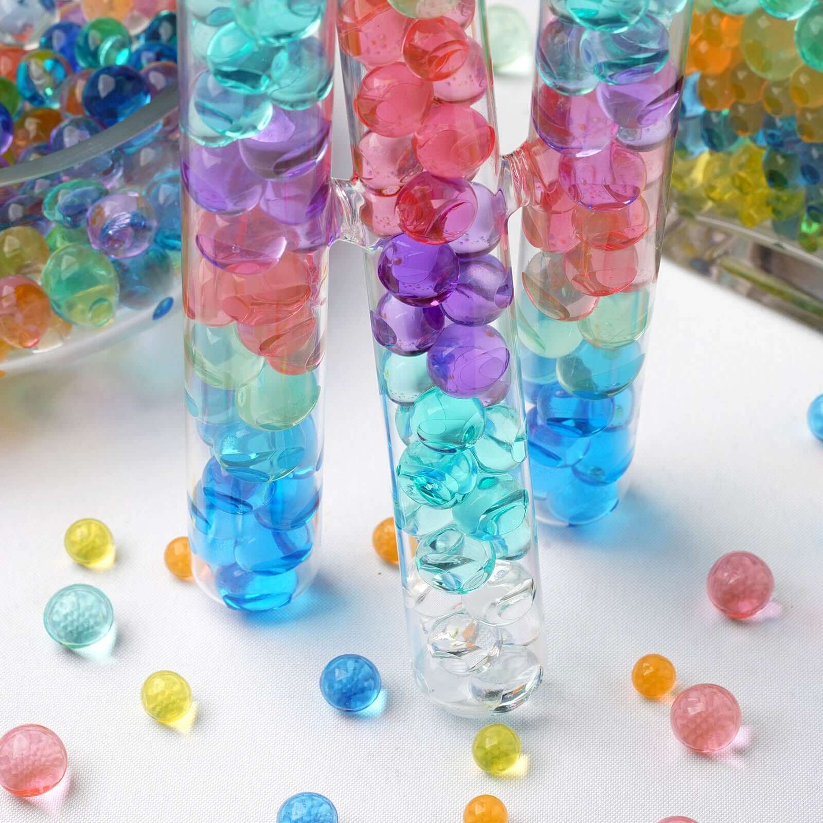 200-250 Pcs Water Gel Beads Vase Filler Clear - Small Nontoxic Jelly Balls - Image 11