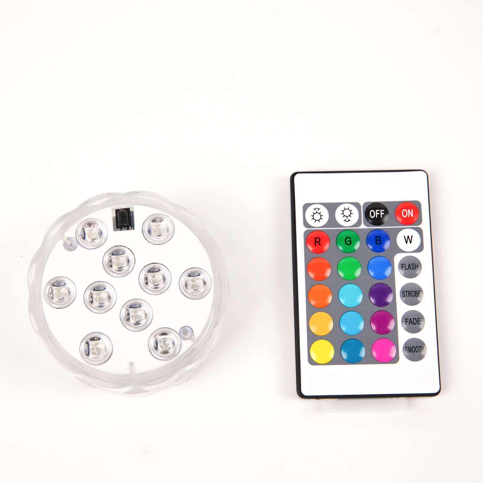 Color Changing LED Light Up Inflatable Pouf Ottoman, Waterproof Illuminated Remote Battery Operated Furniture 22" - Image 17