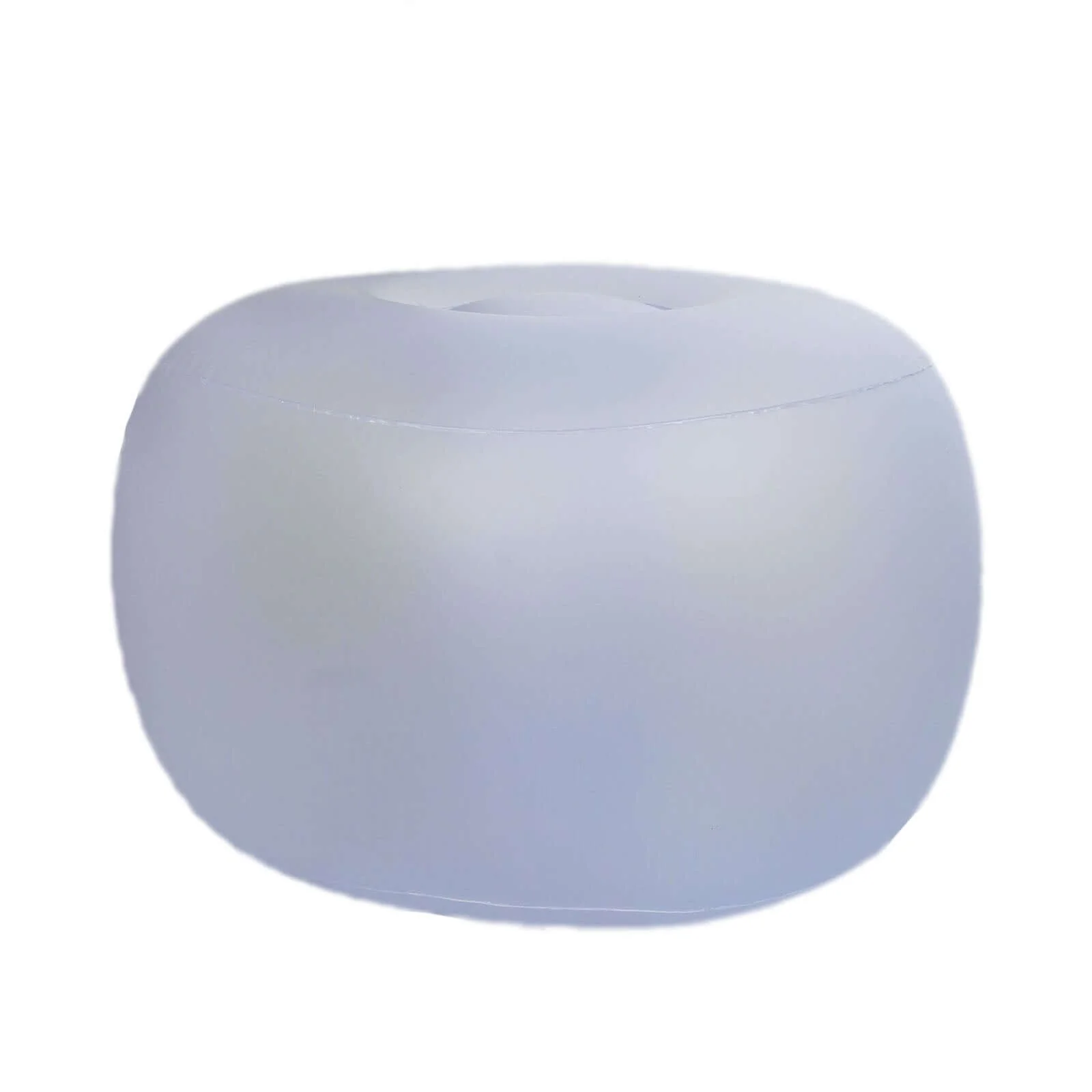 Color Changing LED Light Up Inflatable Pouf Ottoman, Waterproof Illuminated Remote Battery Operated Furniture 22" - Image 18