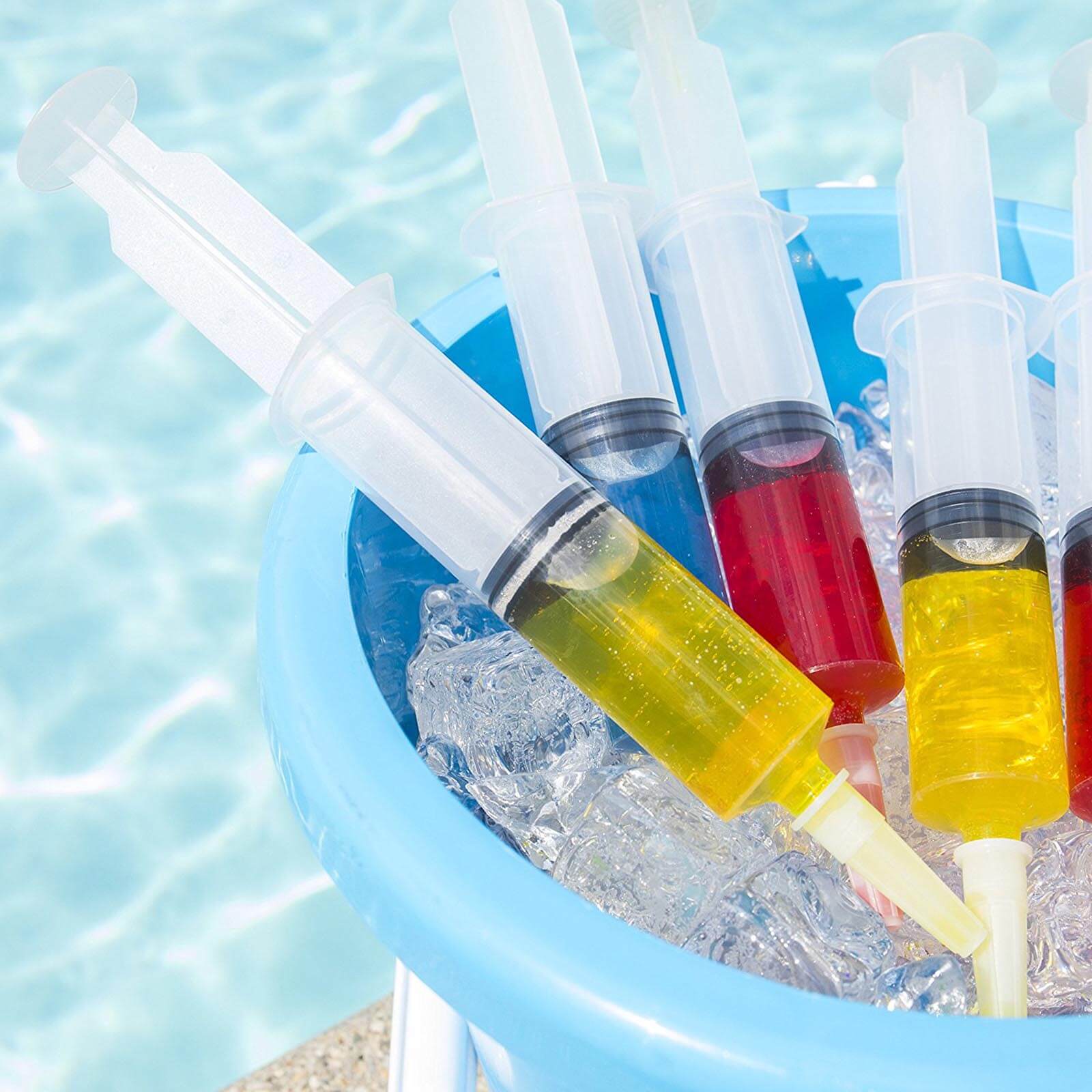 24 Pack Clear Disposable Plastic Cocktail Jello Shot Syringes 1.5oz - Image 2