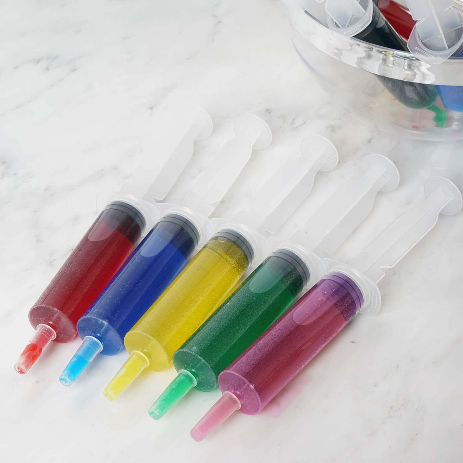 24 Pack Clear Disposable Plastic Cocktail Jello Shot Syringes 1.5oz - Image 6