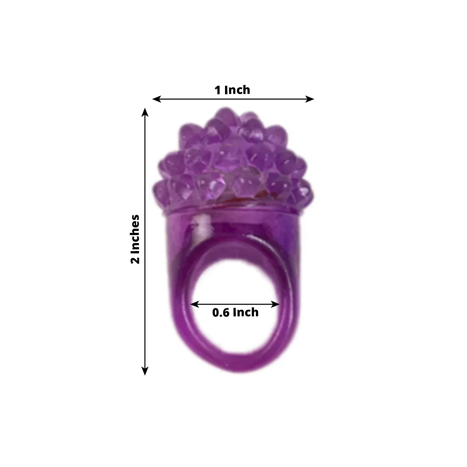 24 Pack Flashing LED Light-Up Jelly Rings, Colorful Rubber Finger Toys with 3 Flashing Modes for Parties, Raves, Concerts, and Event Favors - Image 2