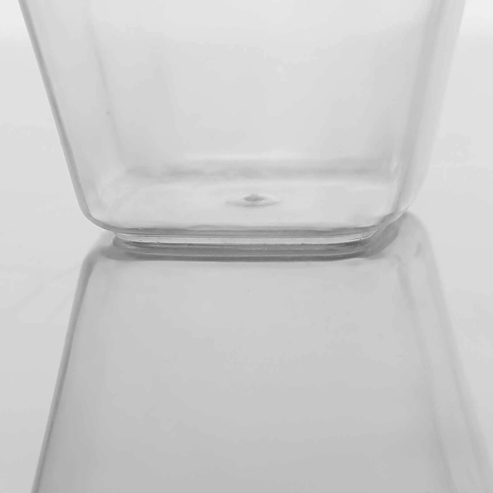 24-Pack Plastic Dessert Cups 4oz Clear Rounded Cube - Disposable Cups for Snacks - Image 11