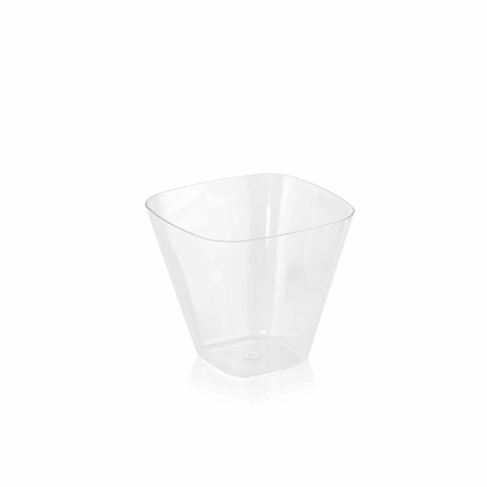 24-Pack Plastic Dessert Cups 4oz Clear Rounded Cube - Disposable Cups for Snacks - Image 15