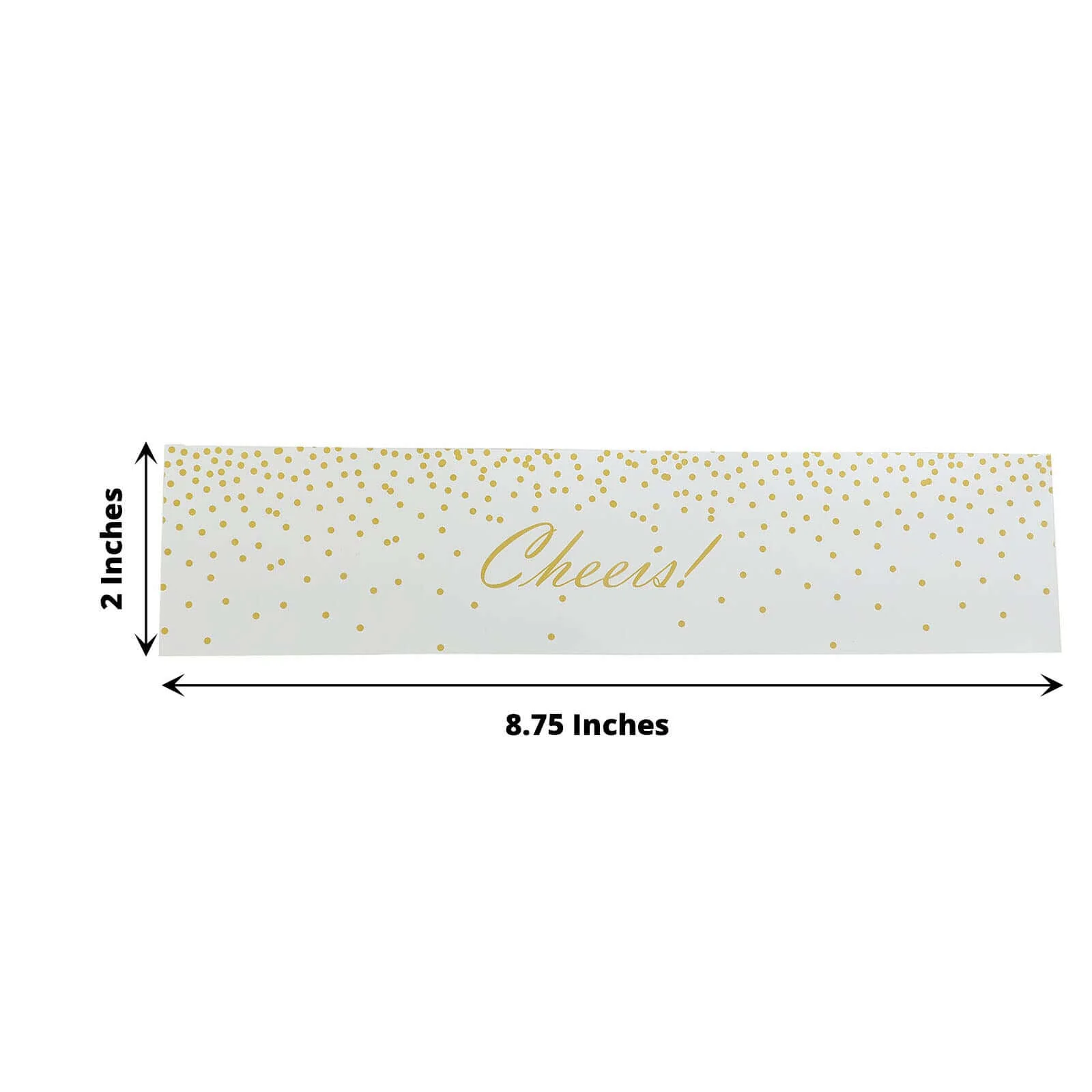 24 Pack White/Gold Water Bottle Labels "Cheers" Wedding Party Waterproof Bottle Stickers - Image 3