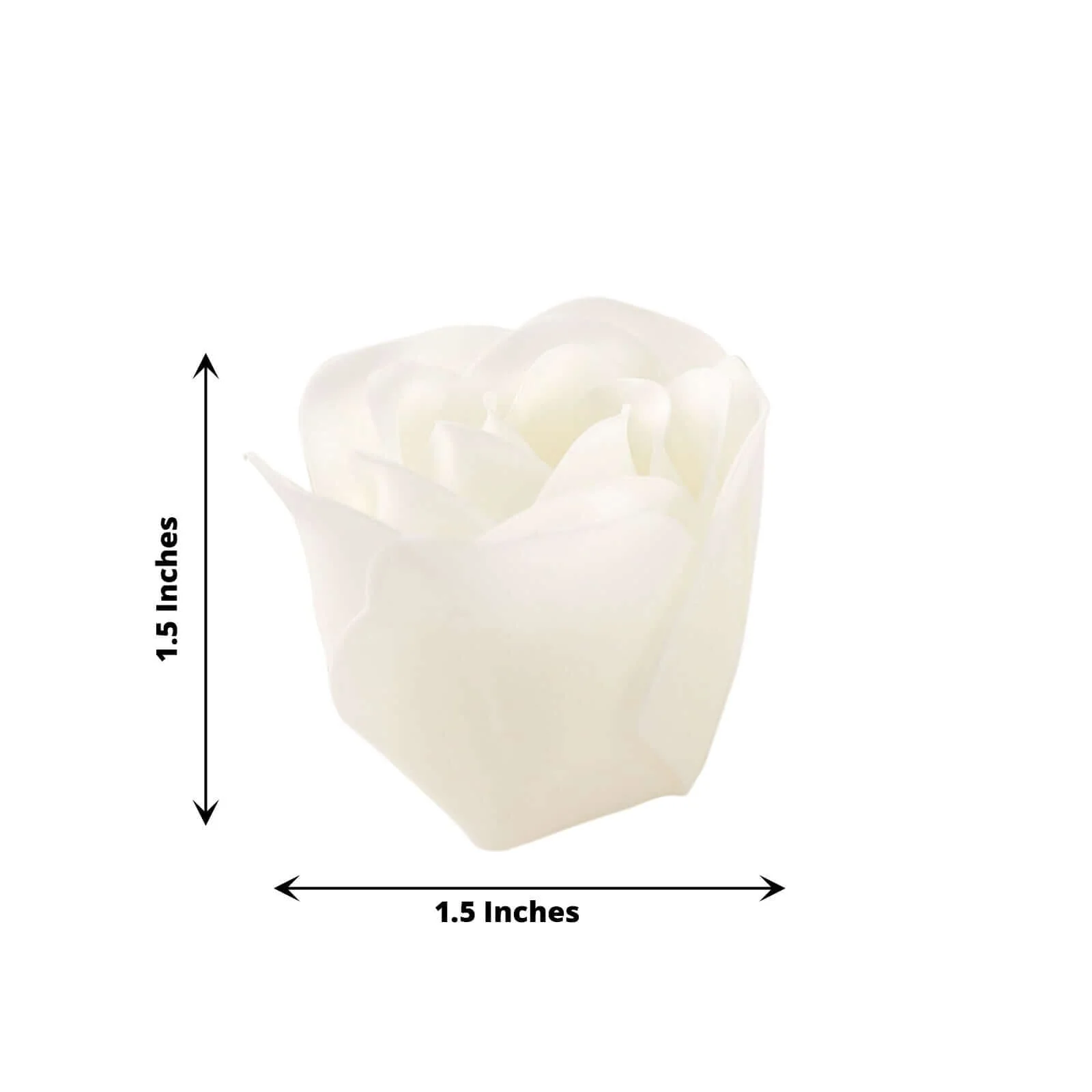 4 Pack 24 Pcs White Scented Rose Soap Heart Shaped Party Favors With Gift Boxes And Ribbon - Image 3