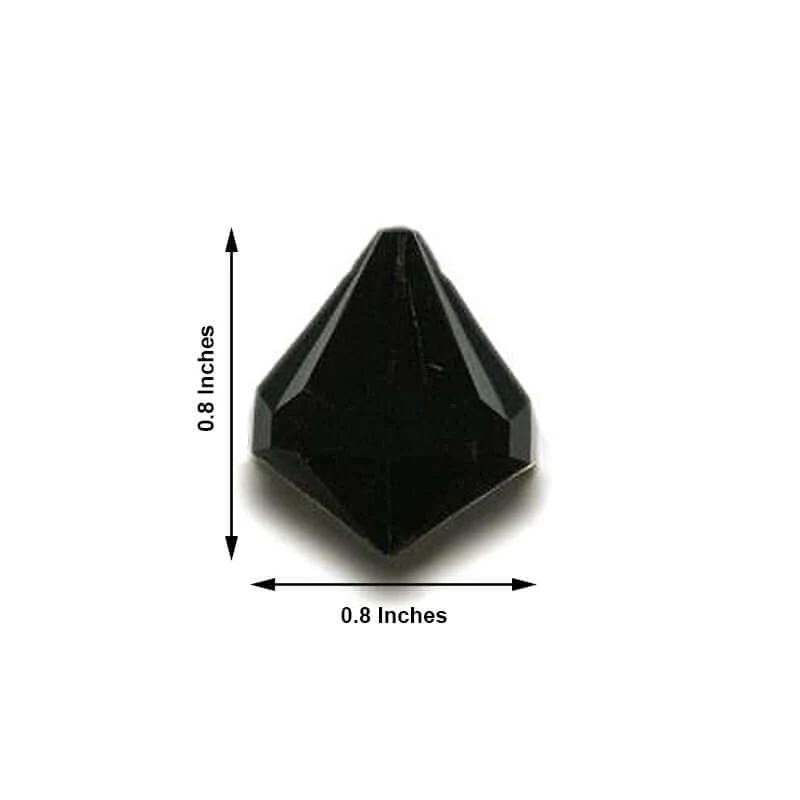 240 PCS Acrylic Teardrop Crystals 20MM Black - Versatile Decorative Chandelier Raindrop Crystals for Table Scatter DIY Crafting & Chandelier Accents - Image 3