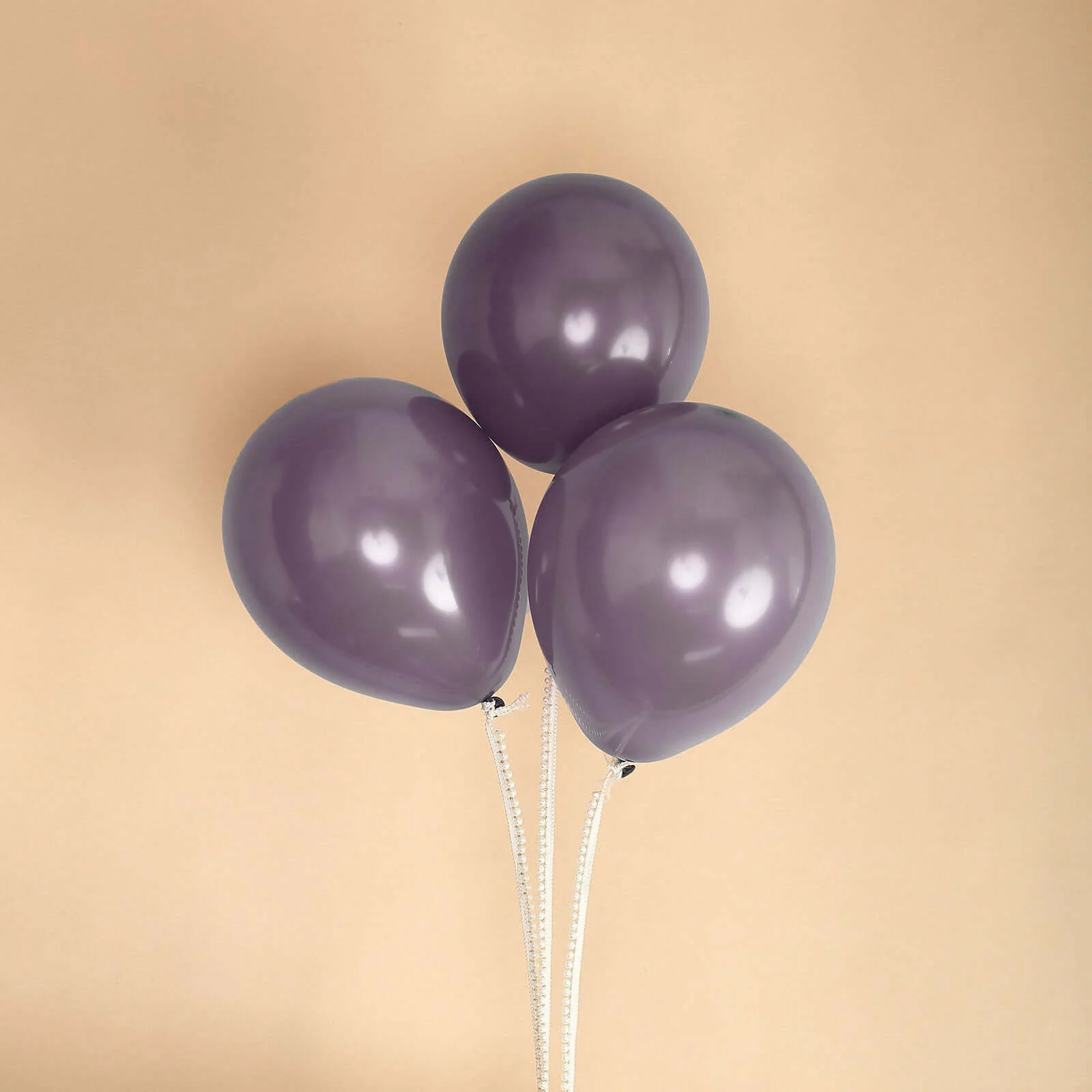 25 Pack Matte Pastel Violet Amethyst Helium/Air Latex Balloons 10" - Image 8