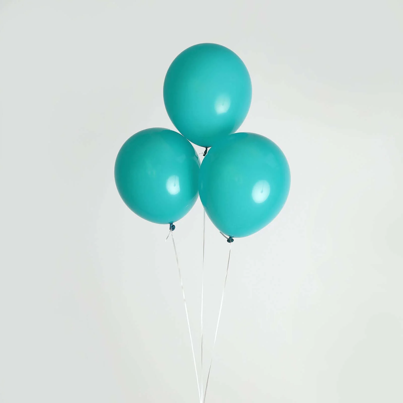 25 Pack Matte Pastel Peacock Teal Helium/Air Latex Party Balloons 12" - Image 10