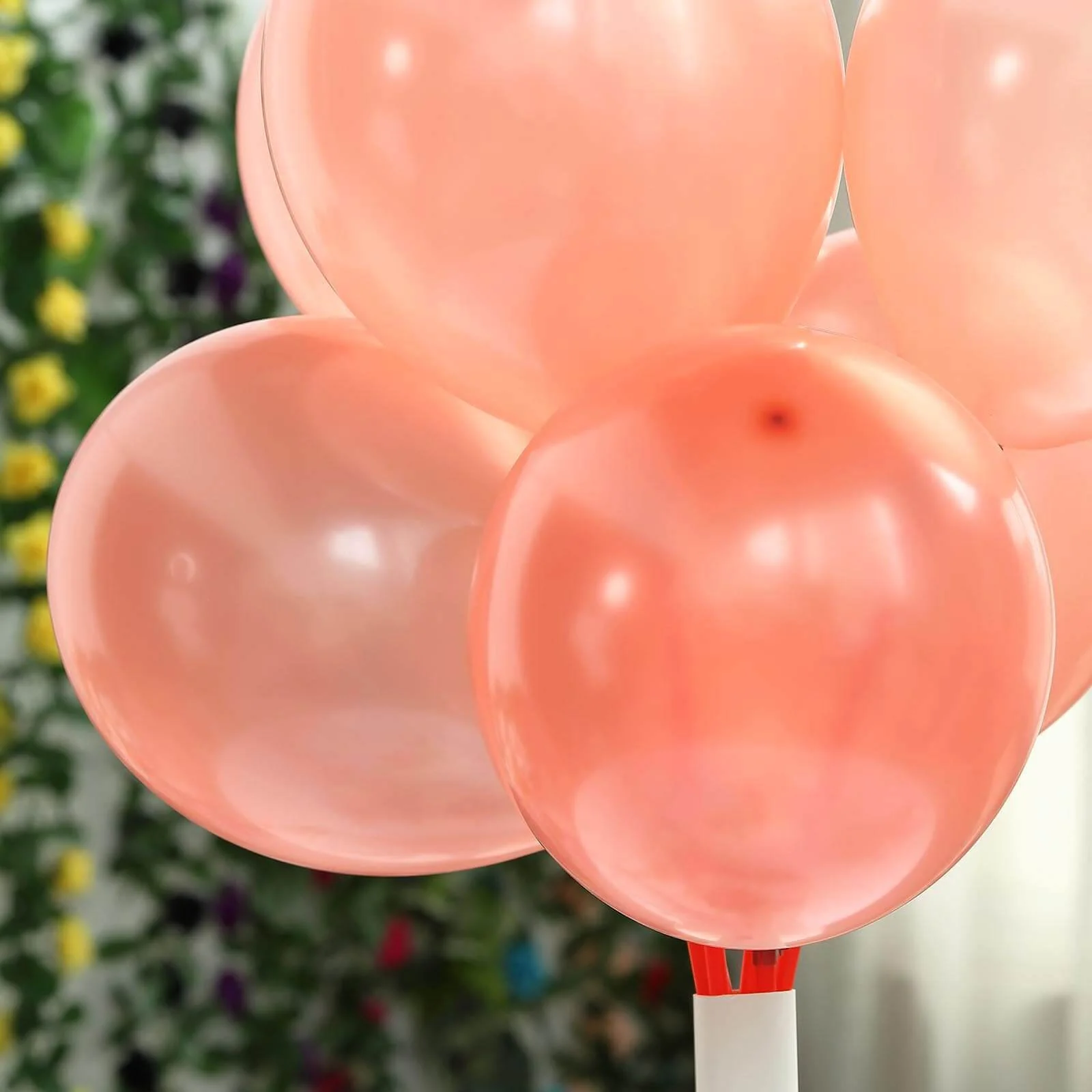 25 Pack Shiny Pearl Rose Gold Latex Helium or Air Balloons 12" - Image 11