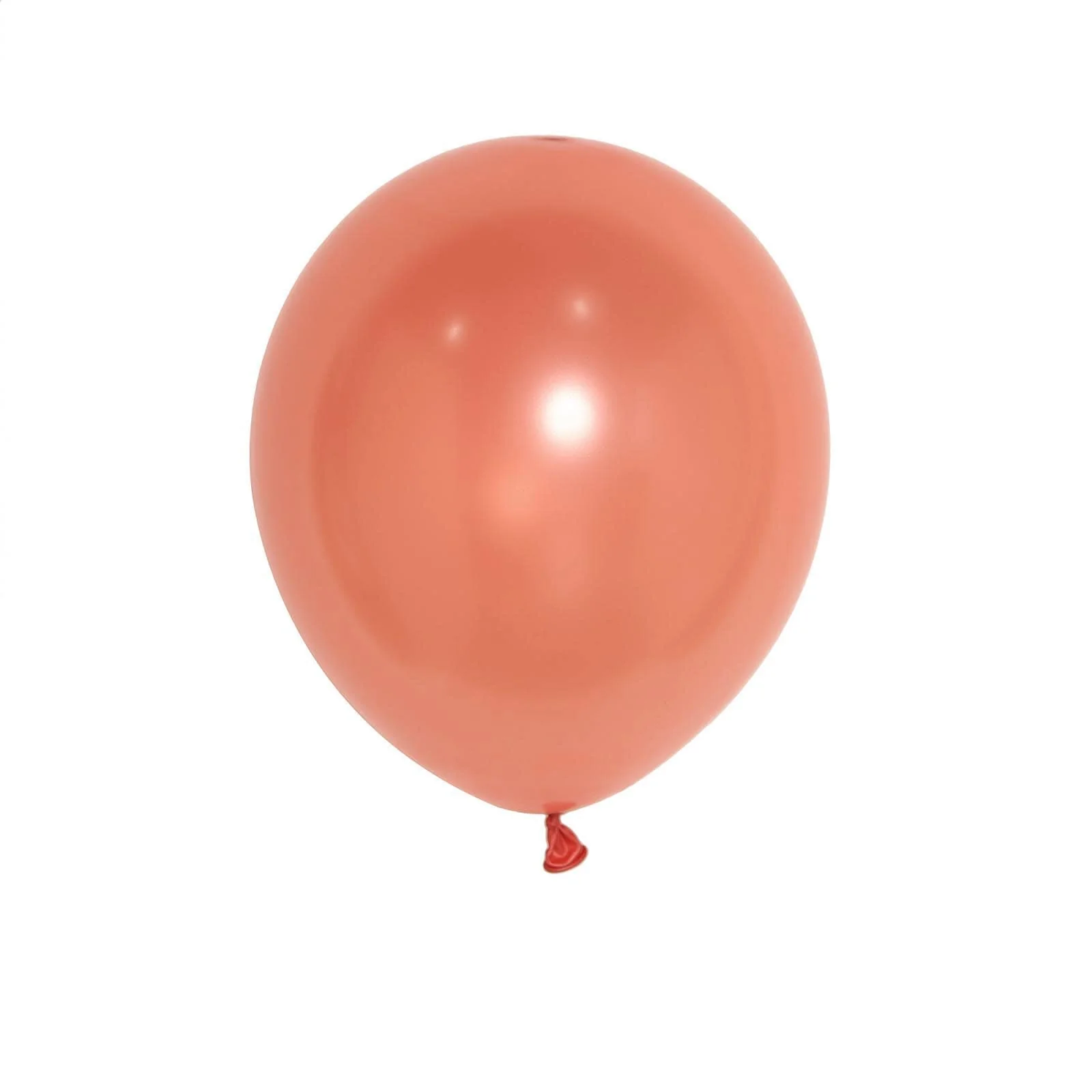 25 Pack Shiny Pearl Rose Gold Latex Helium or Air Balloons 12" - Image 7