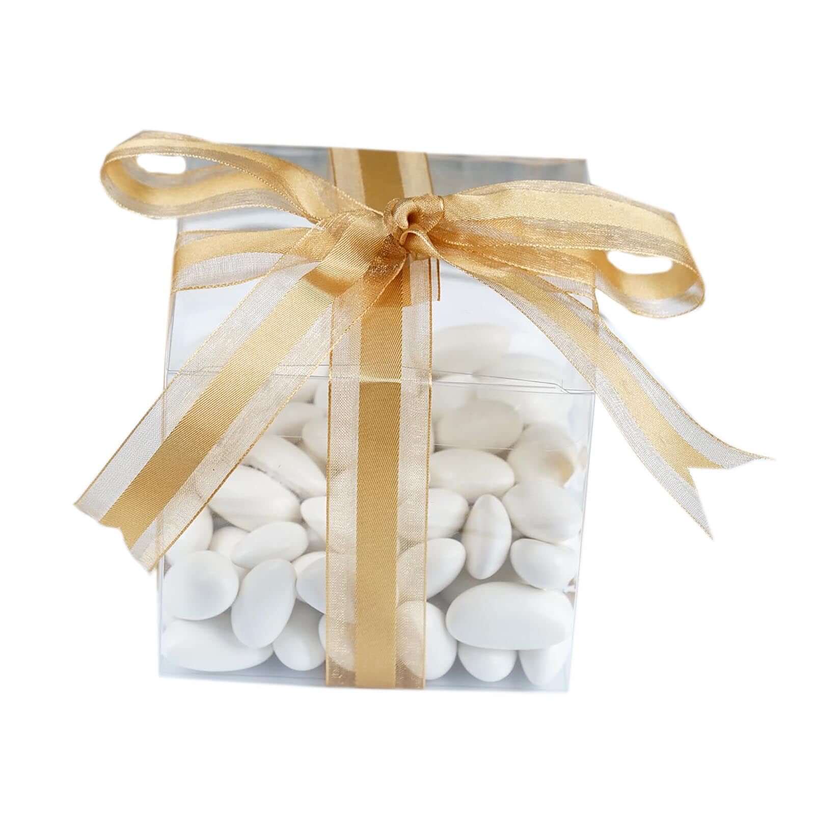 25 Pack Easy DIY Clear Party Or Shower Favor Candy Gift Boxes 3" - Image 6