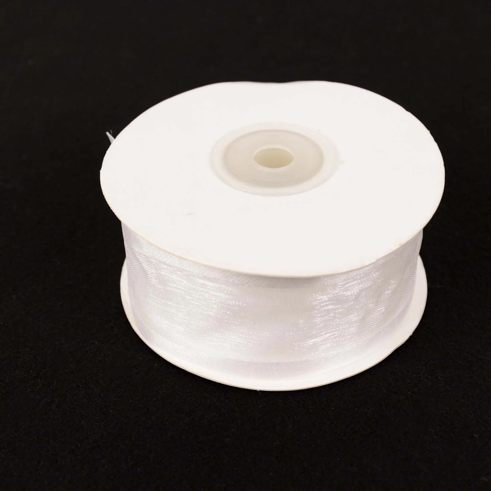 White Organza Ribbon With Satin Edges 25 Yards 1.5" - Image 7