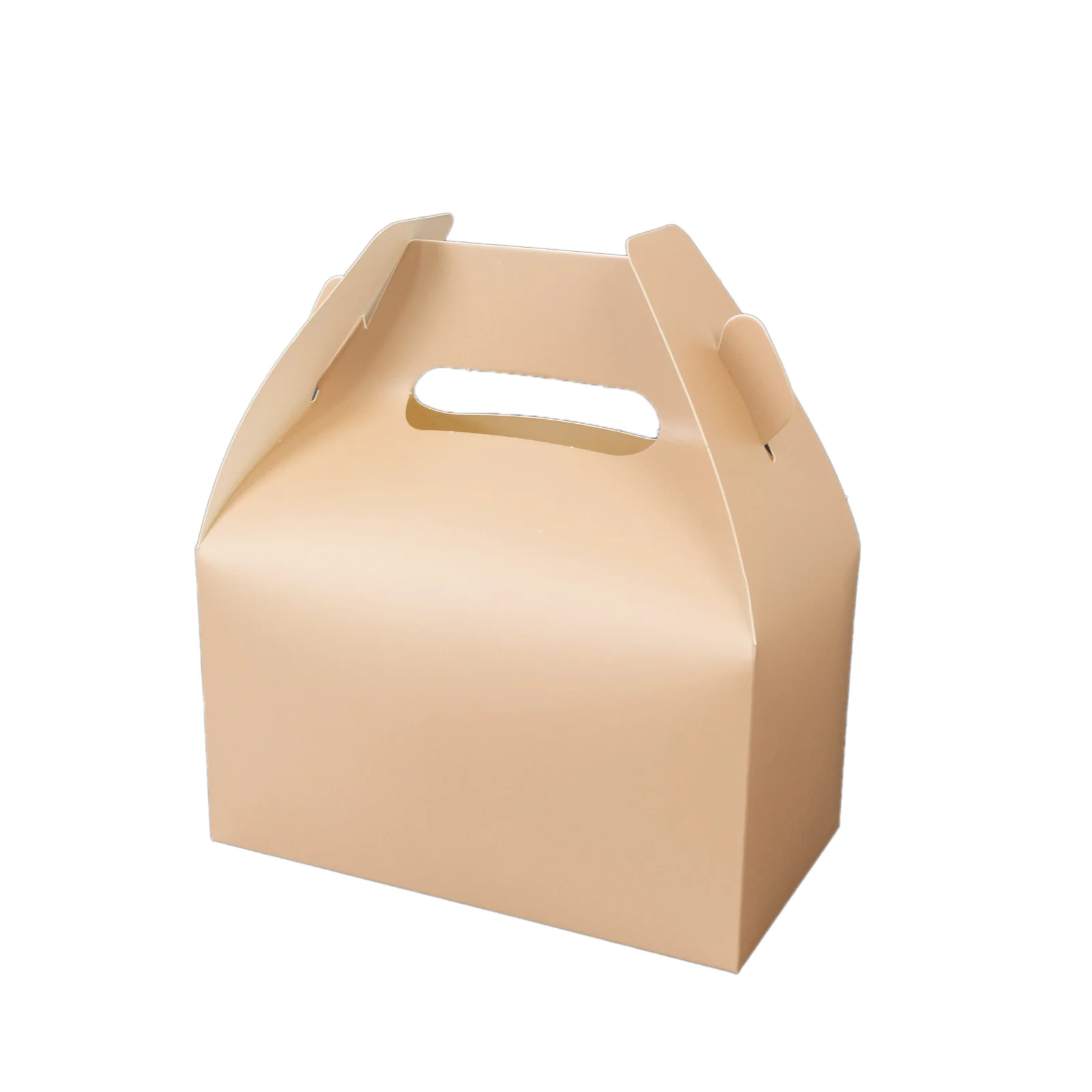 25 Pack Party Favor Gift Tote Gable Boxes, Matte Nude Candy Treat Boxes - 6"x3.5"x7" - Image 6