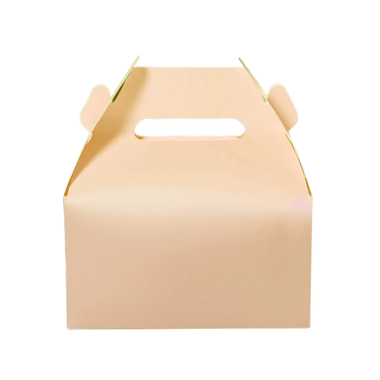 25 Pack Party Favor Gift Tote Gable Boxes, Matte Nude Candy Treat Boxes - 6"x3.5"x7" - Image 8
