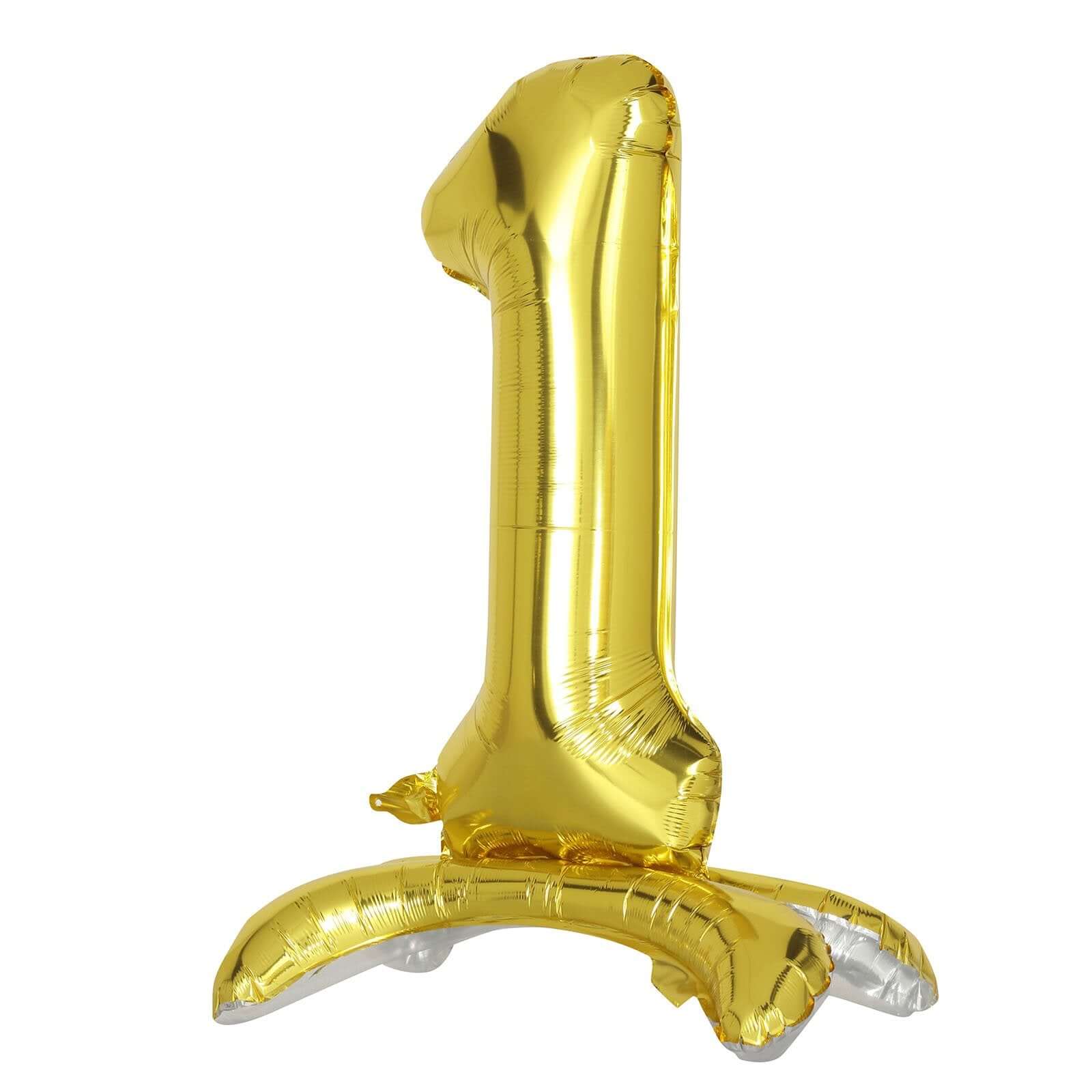 Gold Self Standing Helium/Air Mylar Foil Letter and Number Balloons 27" - Image 36