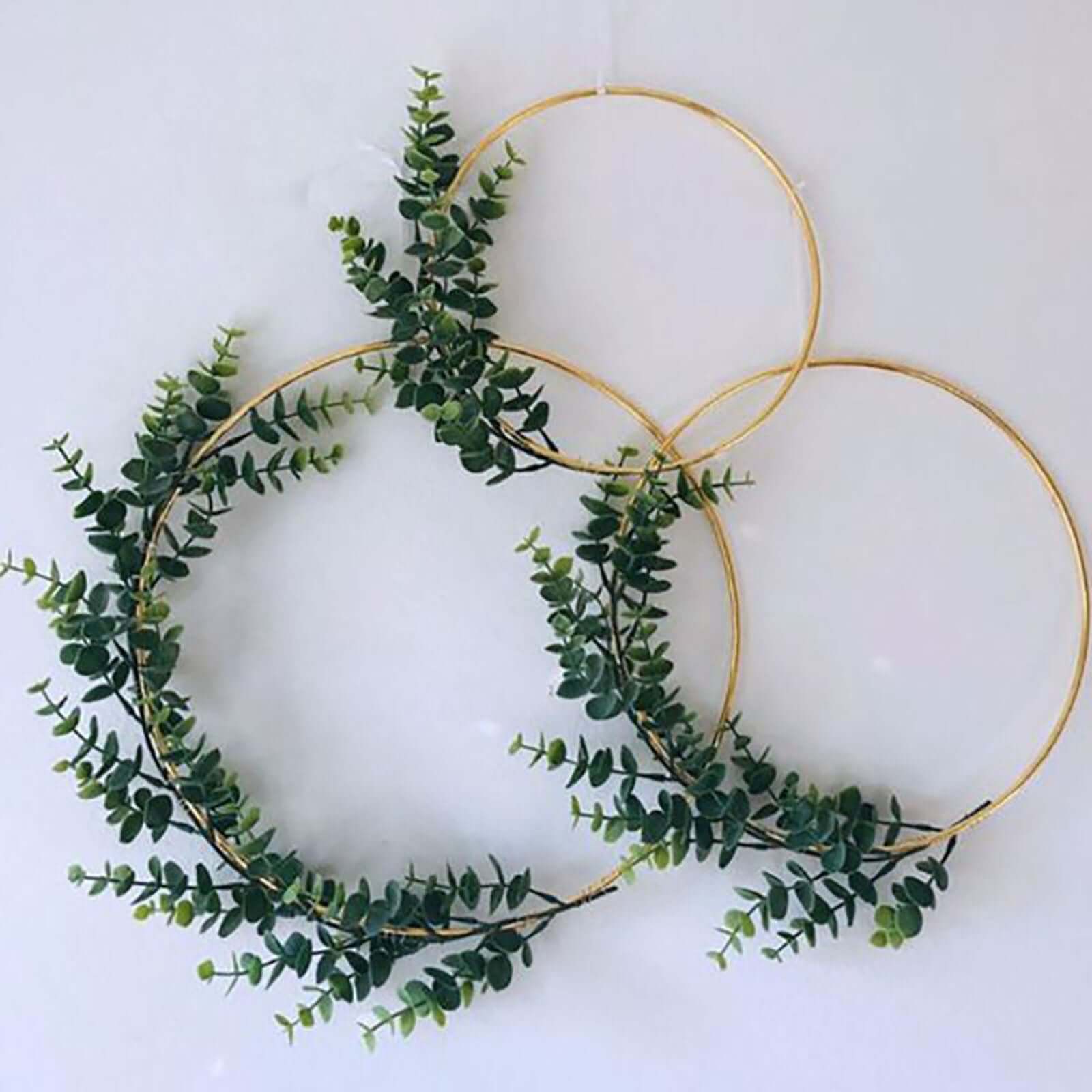 Gold Heavy Duty Metal Hoop Wreath, Floral Hoop 28" - Image 7