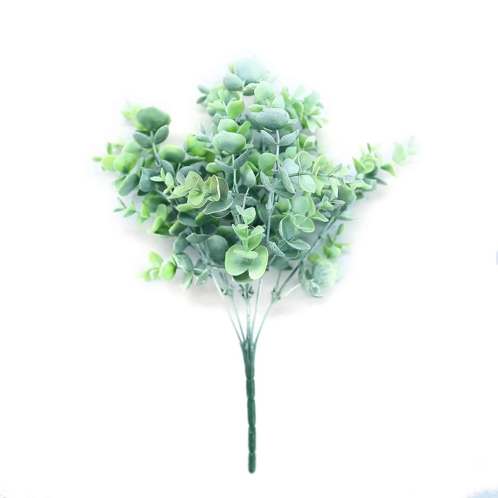 3 Bushes Artificial Eucalyptus Branches, Greenery Bouquet Plants 14" - Image 6