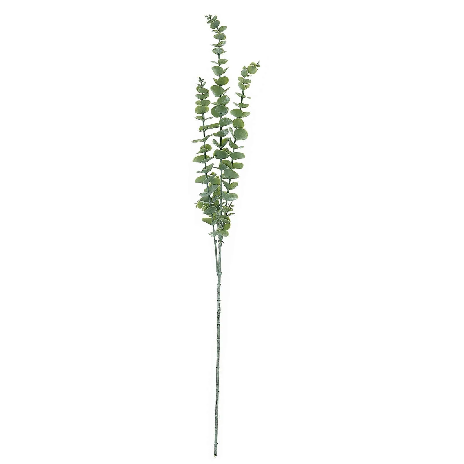 3 Bushes Frosted Green Artificial Eucalyptus Branches Faux Plant 30" - Image 6
