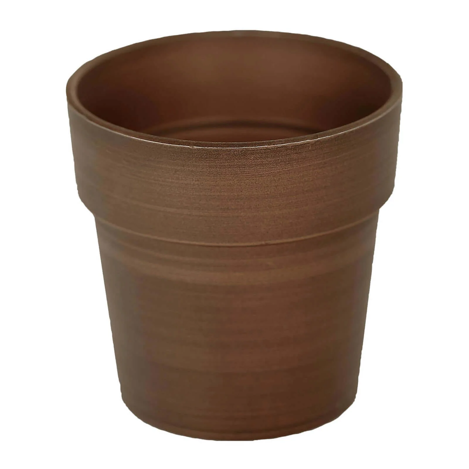 3-Pack Plastic Flower Plant Pots 3" Small Rustic Brown - Indoor Decorative Planters - Image 16