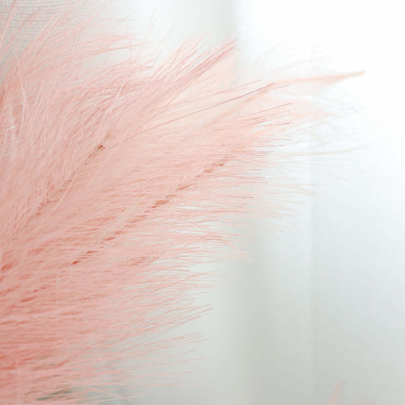 3 Stems Artificial Pampas Grass Decor 44" Dusty Rose - Fluffy Faux Ornamental Grass Branches - Image 9