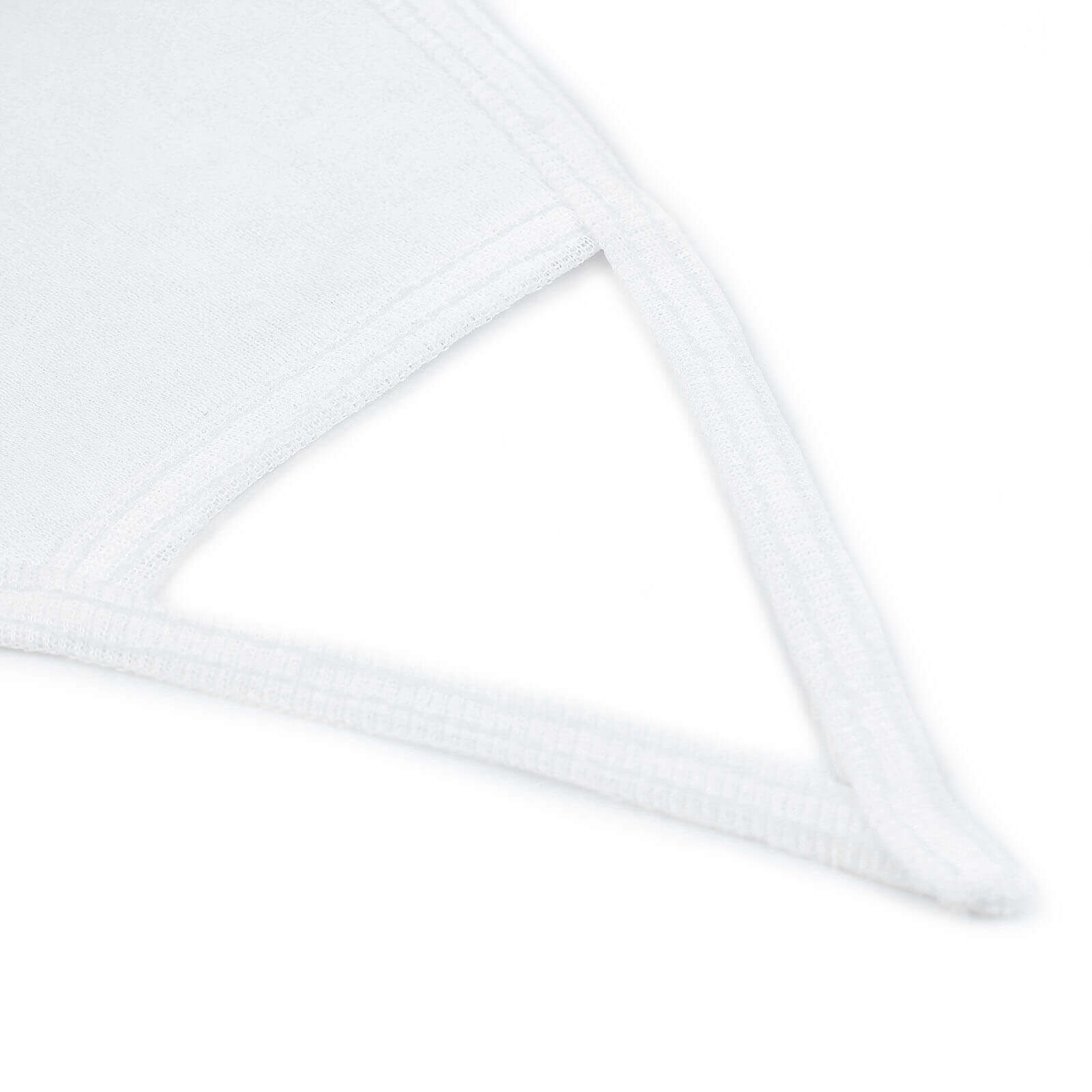 30 Pack White Cotton Face Mask, Reusable Fabric Masks With Soft Ear Loops 3 Ply - Image 15
