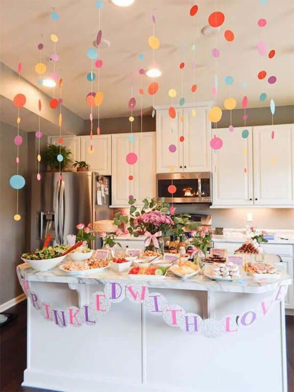 300 Pcs Pink Metallic Foil Baby Shower Table Confetti, Party Sprinkles - Cute and Festive Design - Image 9