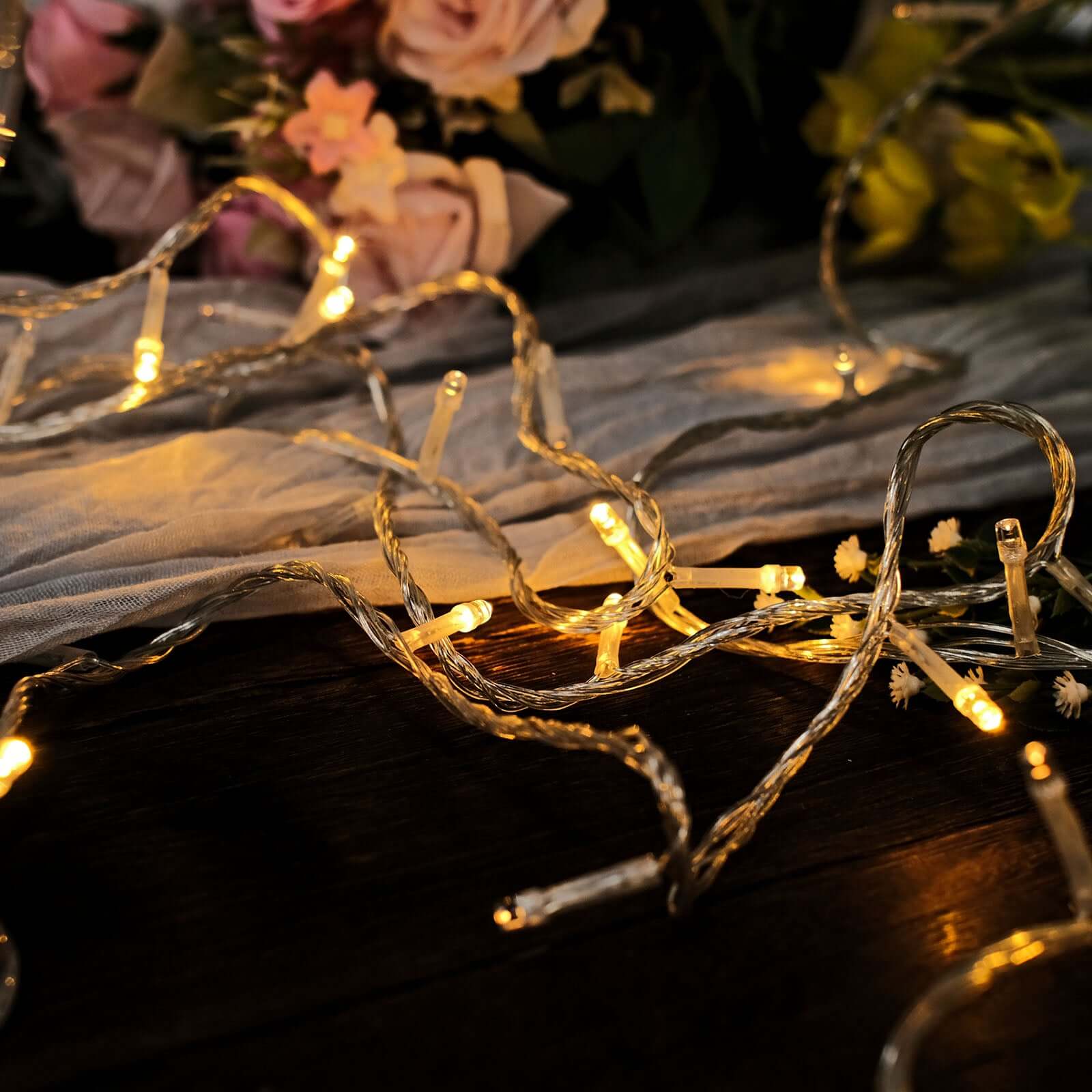 Warm White 100 LED Connectable String Lights, 120V Fairy Lights 30ft - Image 8