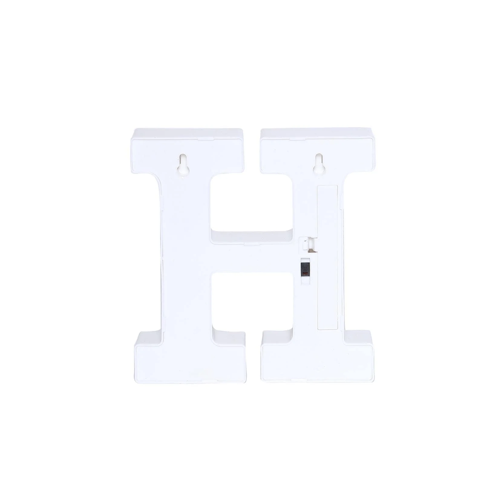 3D Marquee Letter "H" Gold with Warm White 6 LED Lights 6" - Light-Up Accent for Displays - Image 6