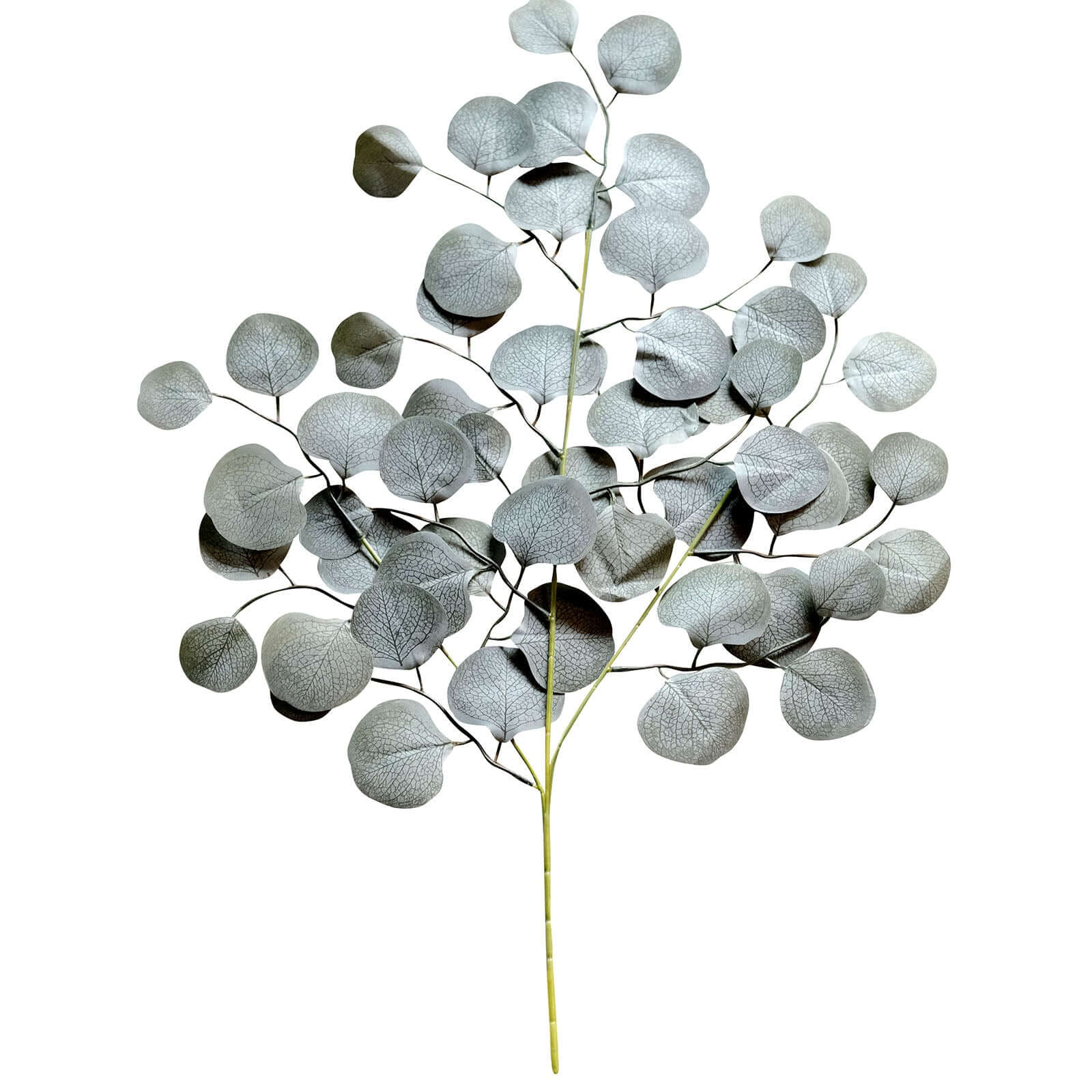 4 Pack Real Touch Frosted Green Artificial Silk Eucalyptus Leaf Stems 25" - Image 7
