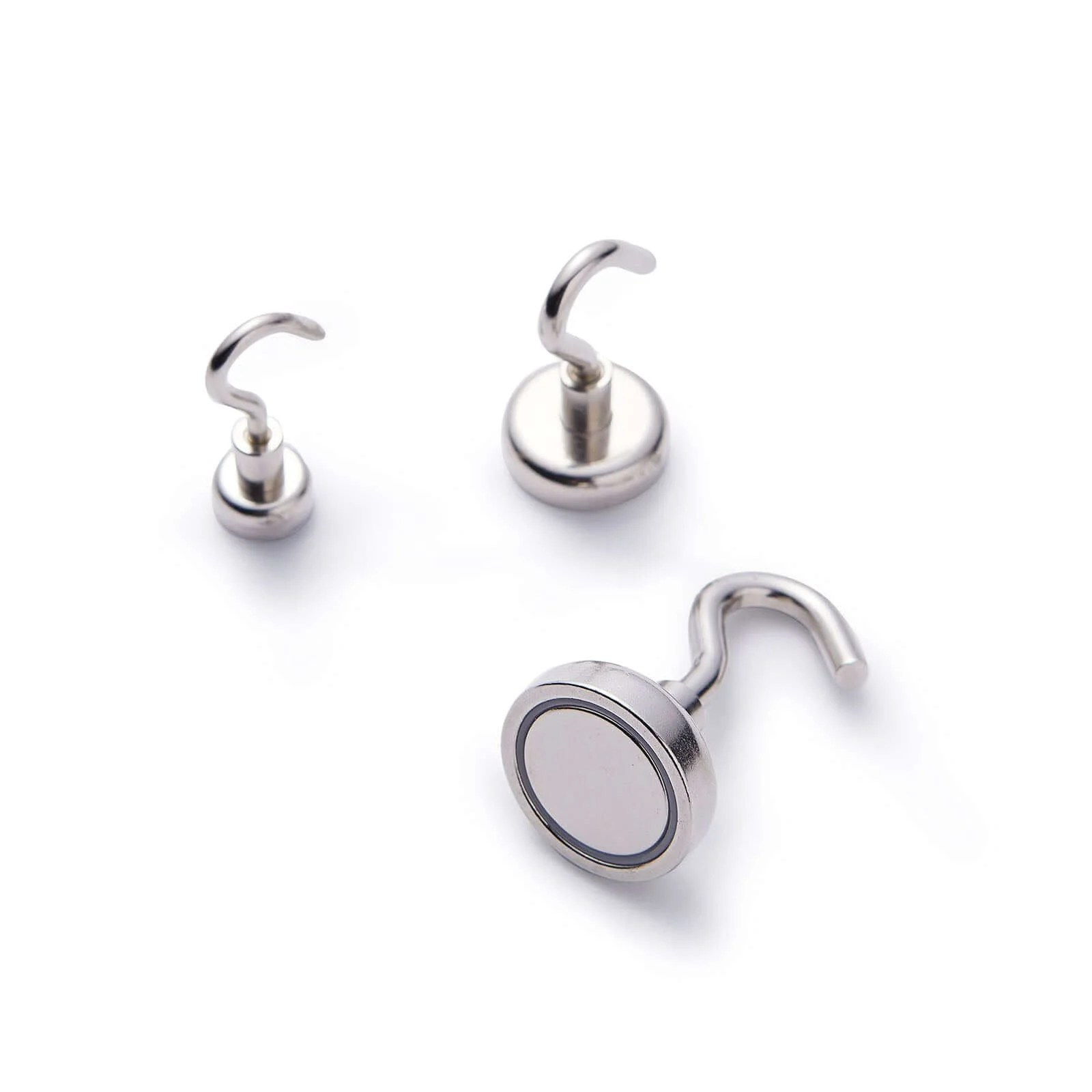 4 Pack Silver Metal Heavy Duty Magnetic Hooks, Multipurpose Hanging Hooks 4.5Lb Capacity - Image 10