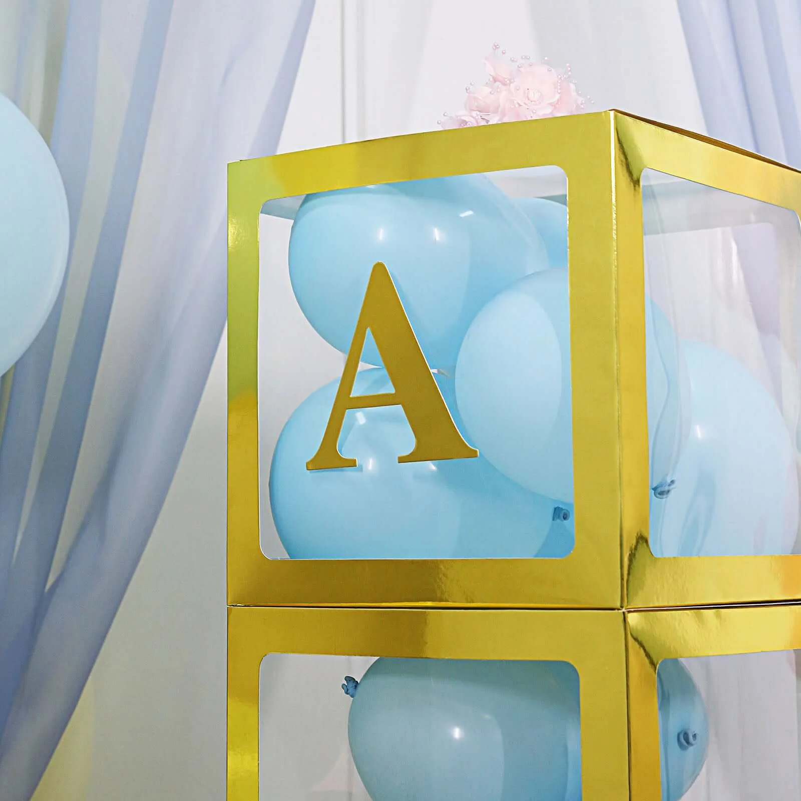 4 Pack Metallic Gold Alphabet and Number Stickers Banner, Customizable Stick on Gold Letters & Numbers 5" - Image 19