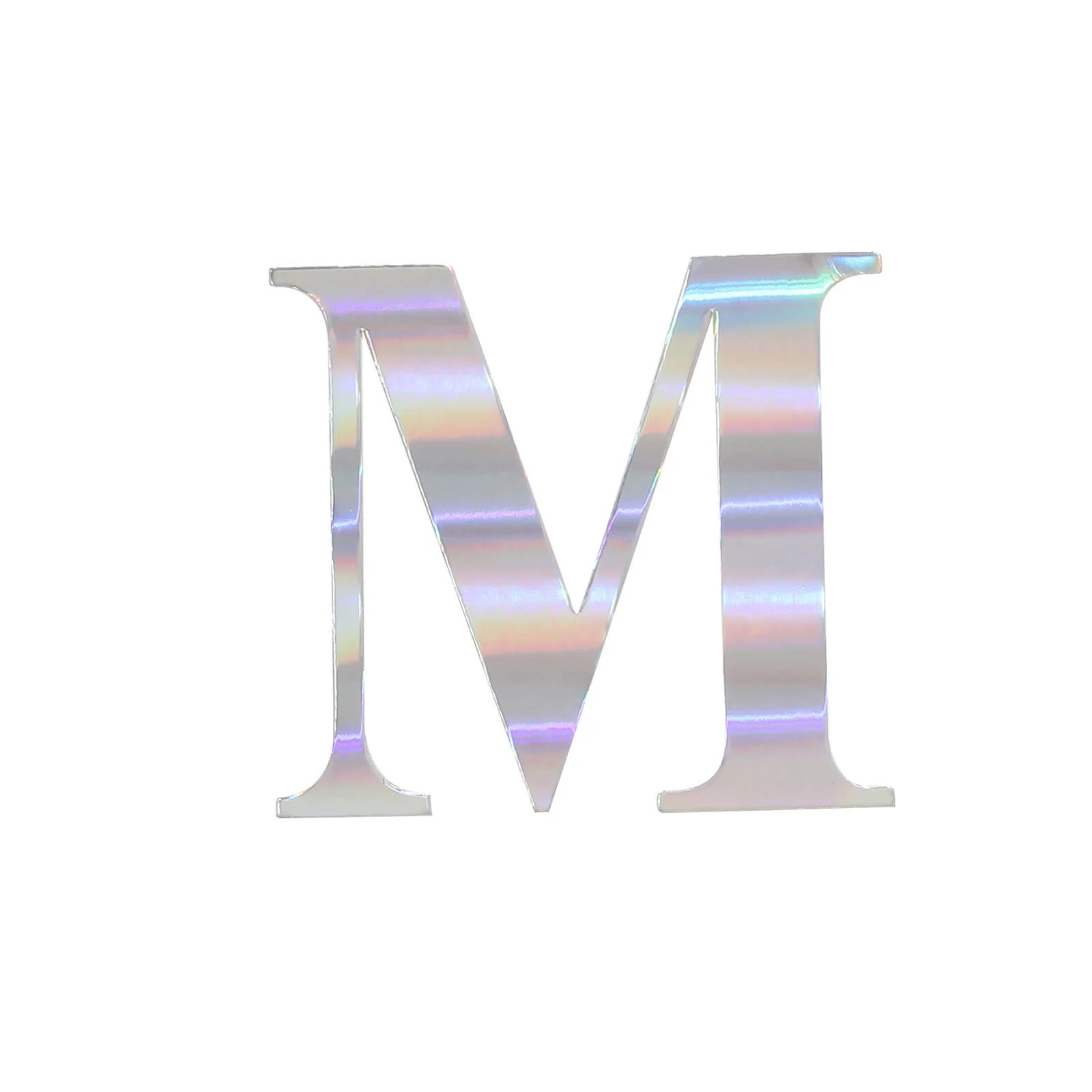 4 Pack Metallic Iridescent Alphabet and Number Stickers Banner, Customizable Stick on Letters & Numbers 5" - Image 25