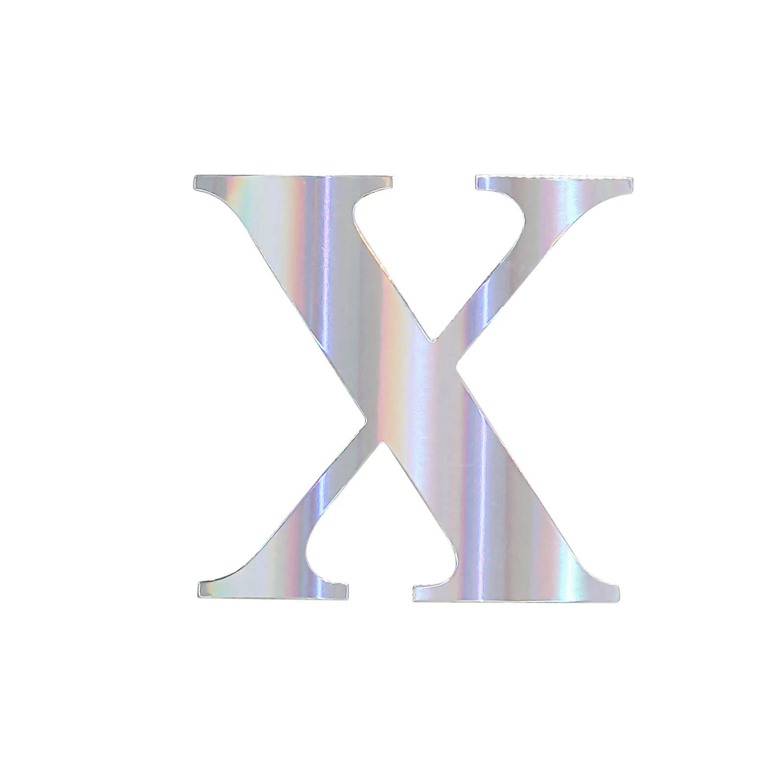 4 Pack Metallic Iridescent Alphabet and Number Stickers Banner, Customizable Stick on Letters & Numbers 5" - Image 36