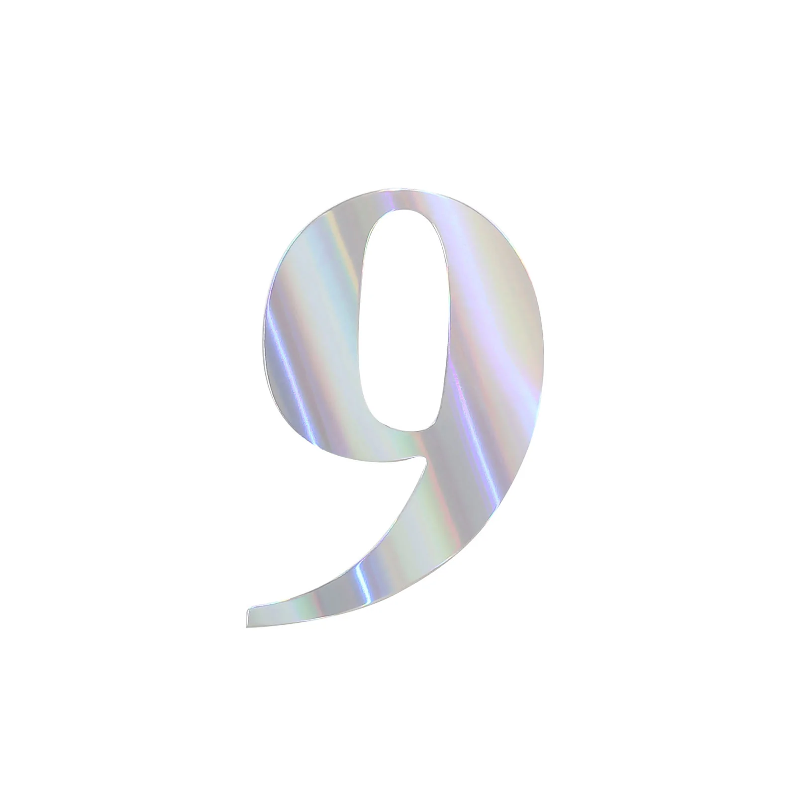 4 Pack Metallic Iridescent Alphabet and Number Stickers Banner, Customizable Stick on Letters & Numbers 5" - Image 48