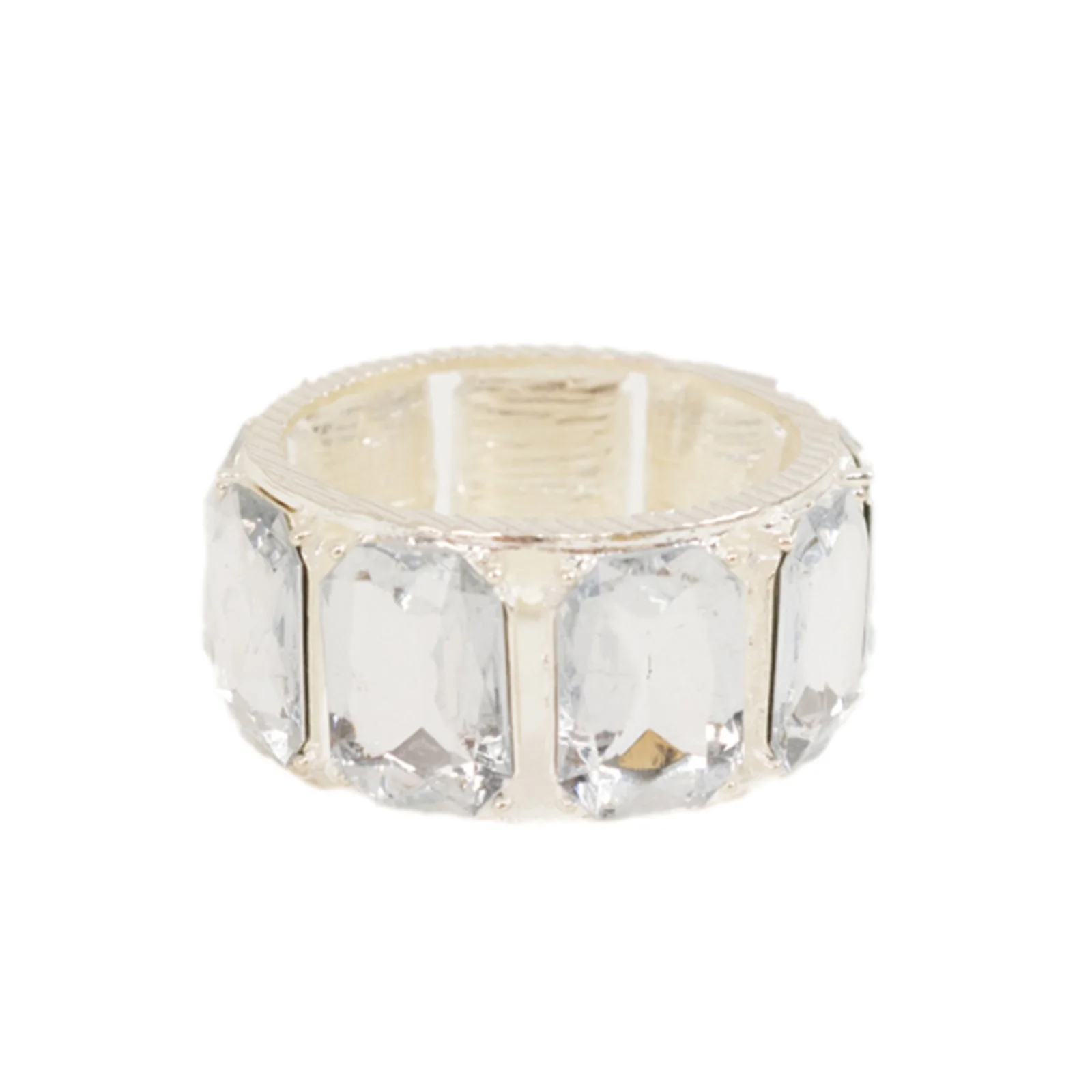 4 Pack Crystal Diamond Gem Napkin Rings, Elegant Decorative Napkin Holders for Table Settings - Image 5