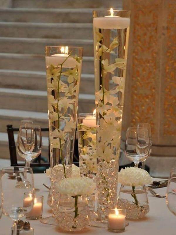 4-Pack Glass Trumpet Vases 28" Clear - Heavy Duty Design for Sophisticated Floral Centerpieces - Image 8